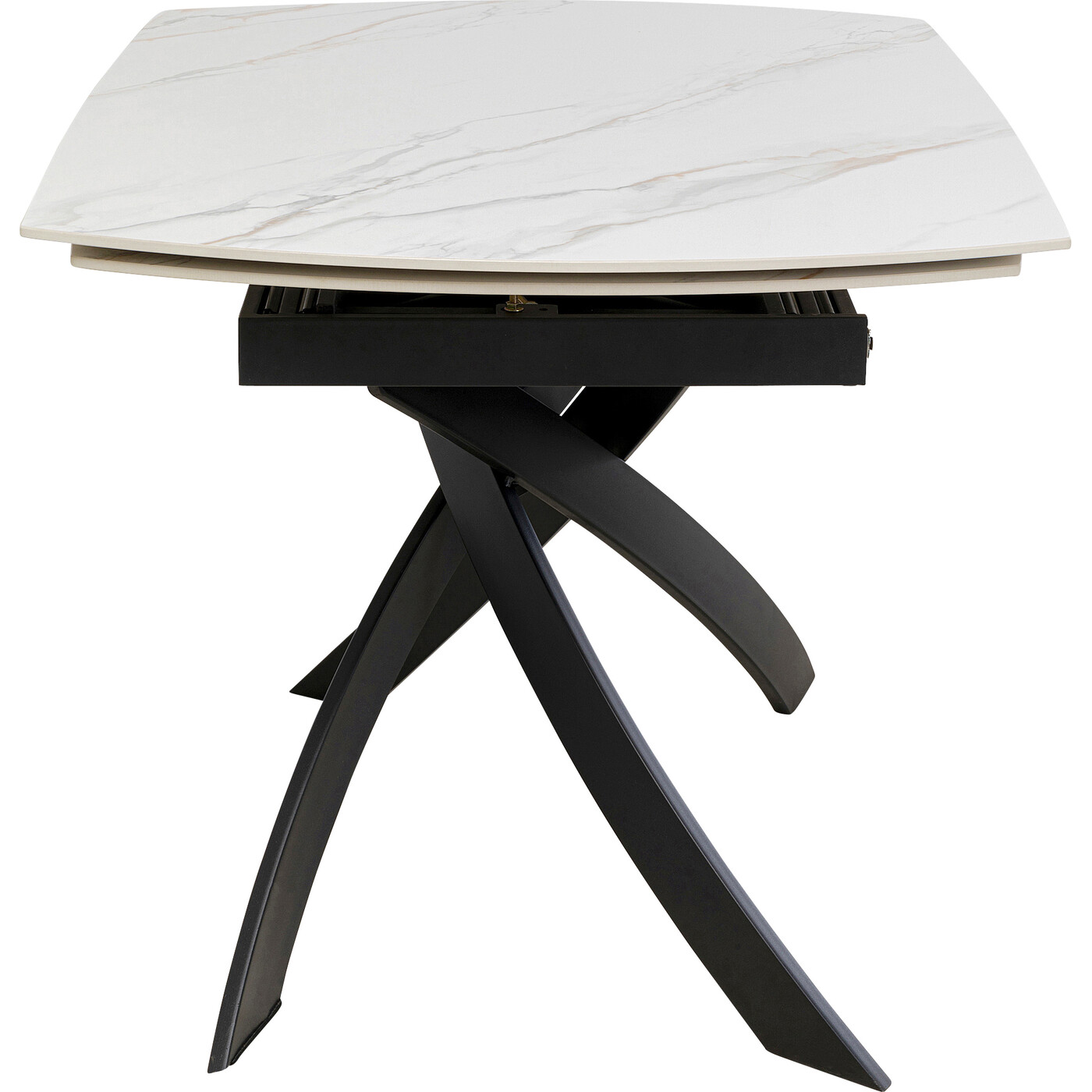 Стол раздвижной Twist Onyx 120(30+30)x90 см от KARE Design
