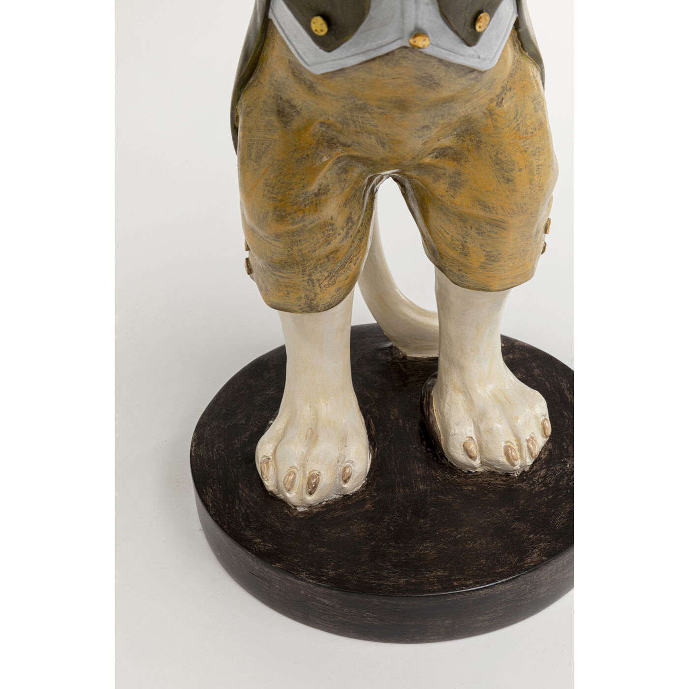 Фигура декоративная Gentleman Dog Tray «Пёс-джентльмен с подносом» 43 см от KARE Design