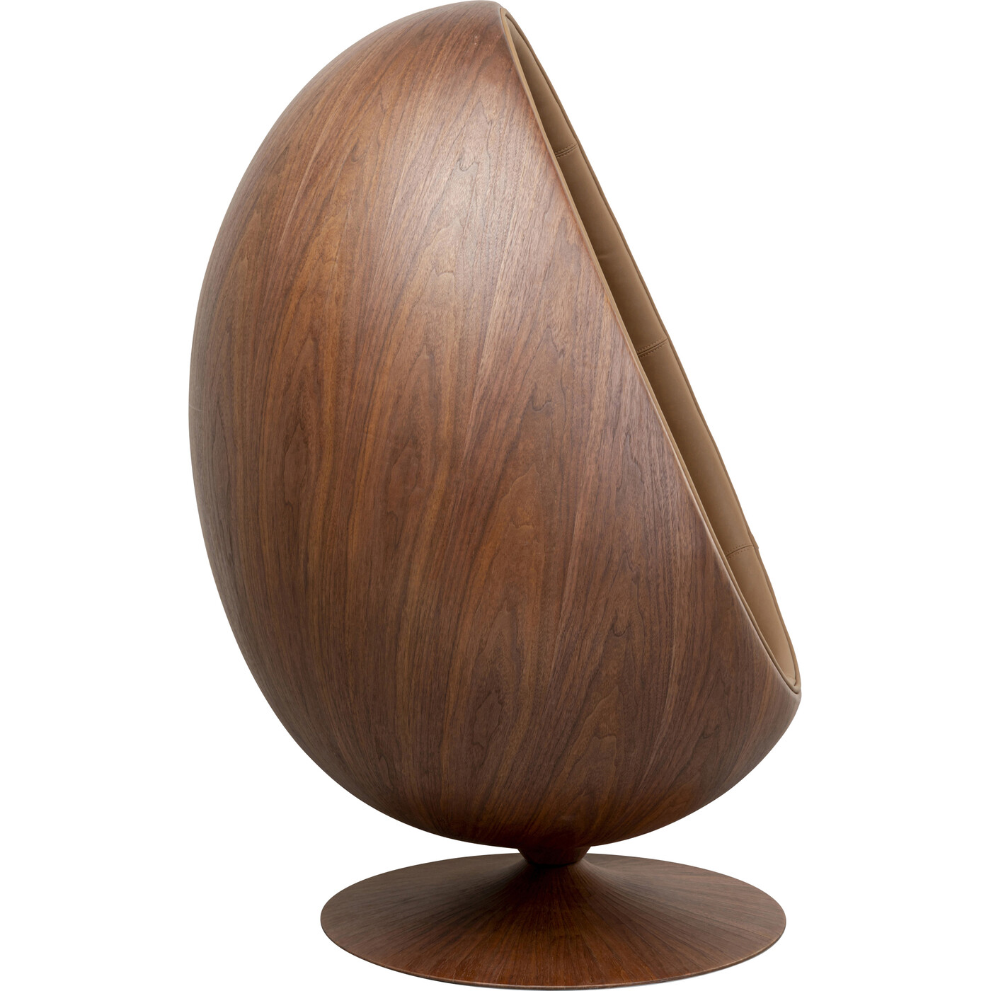 Кресло вращающееся Eye Ball Walnut от KARE Design