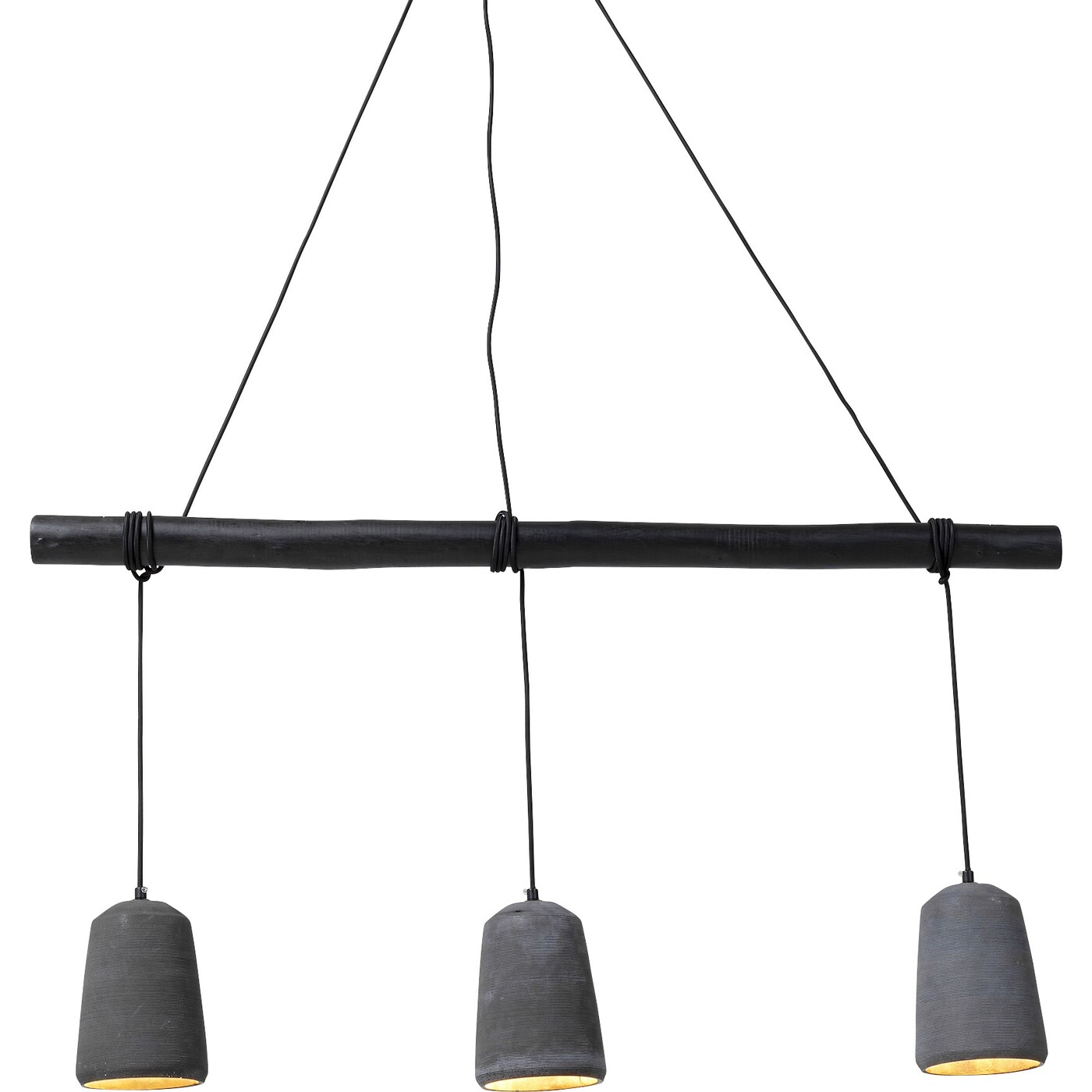 Светильник подвесной Dining Concrete Black Tre от KARE Design