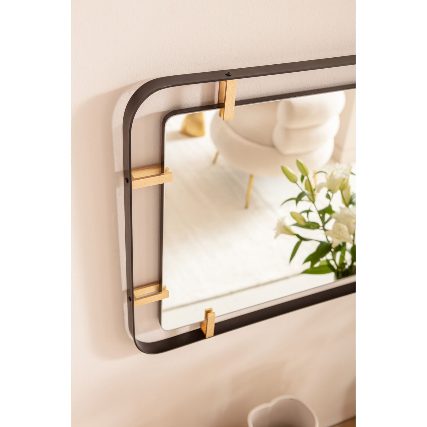 Зеркало Betsy Frame Metal 165x55 см от KARE Design