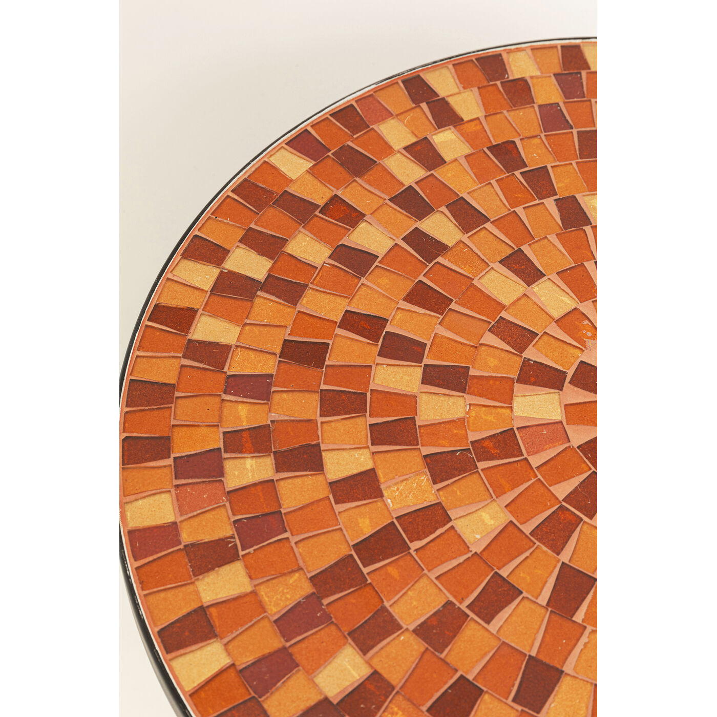 Приставной стол Clack Mosaic Orange Ø35cm от KARE Design