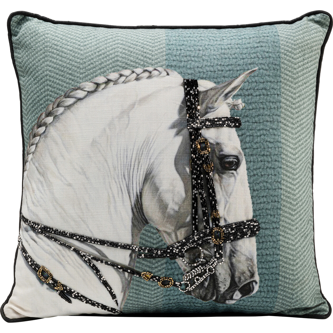 Подушка Show Horse Head «Голова лошади» 45x45 см от KARE Design