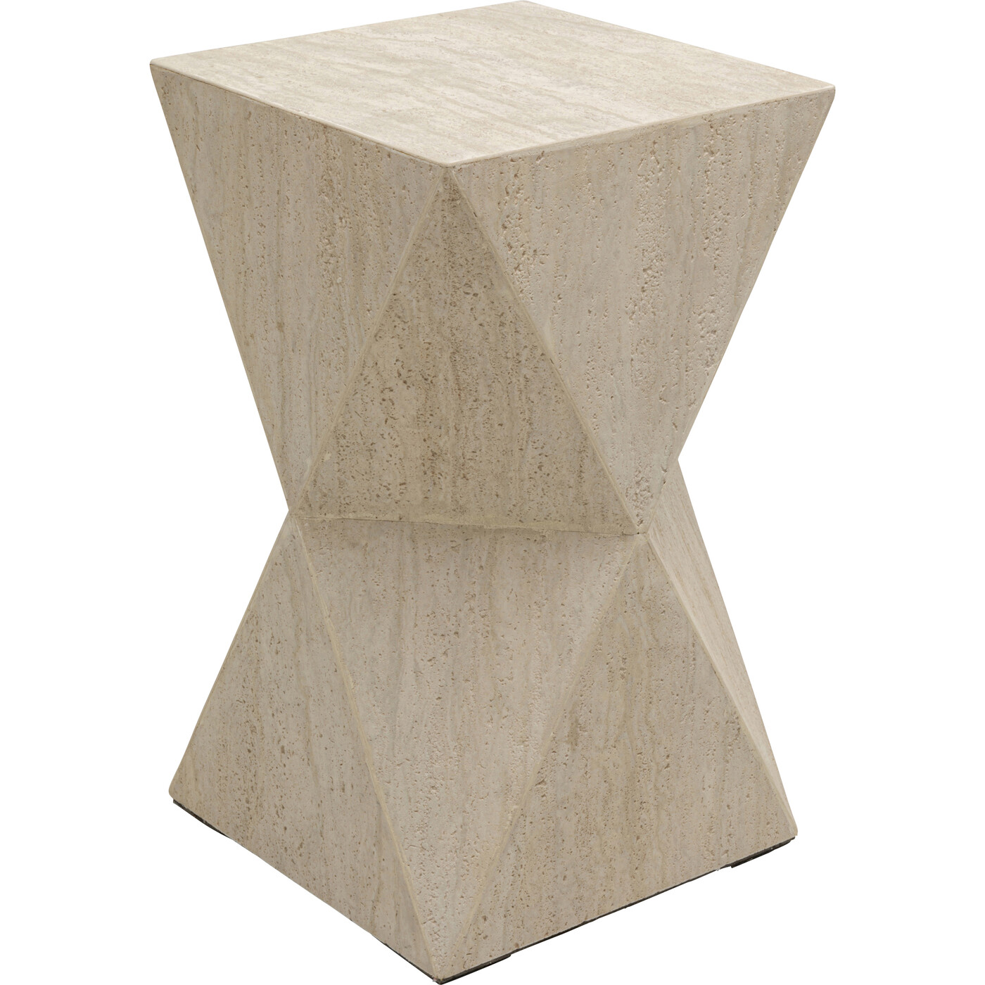 Стол приставной Luxury Triangle Travertine 54cm от KARE Design