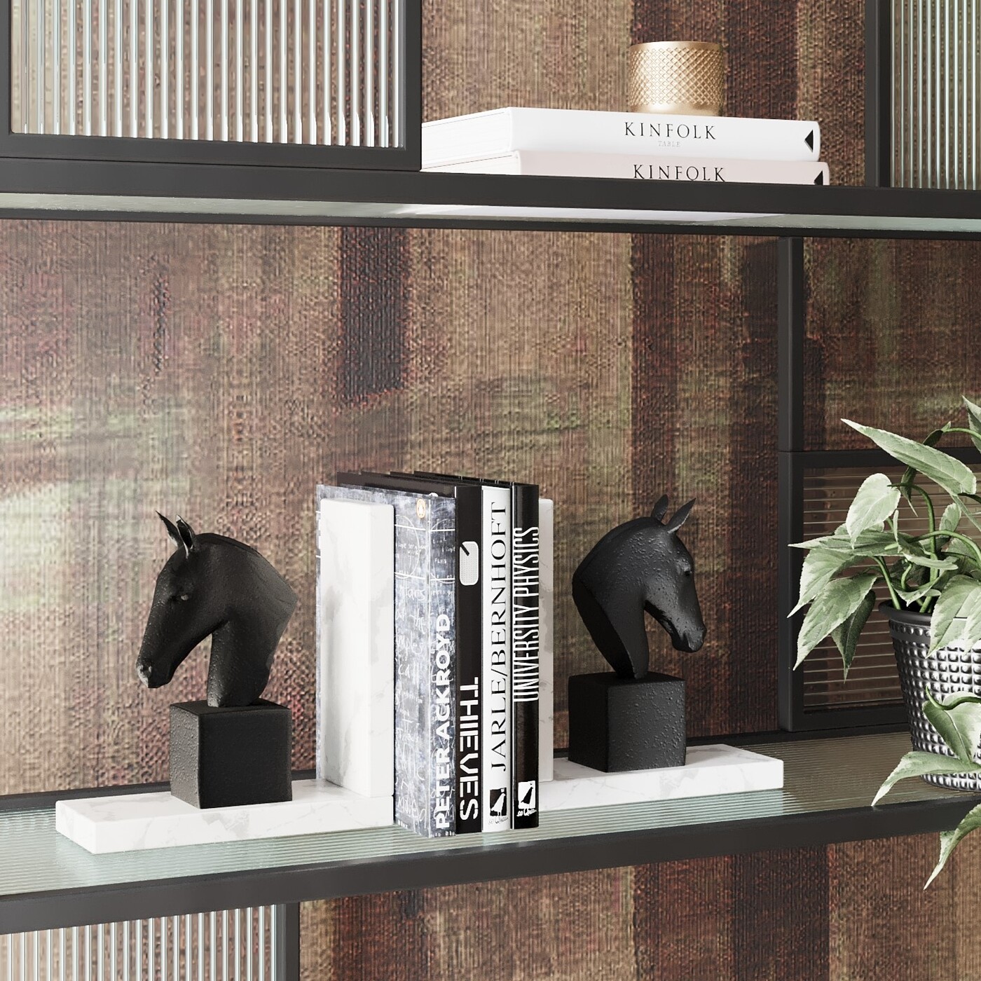 Держатель для книг Horse «Лошадь» (2 шт) от KARE Design