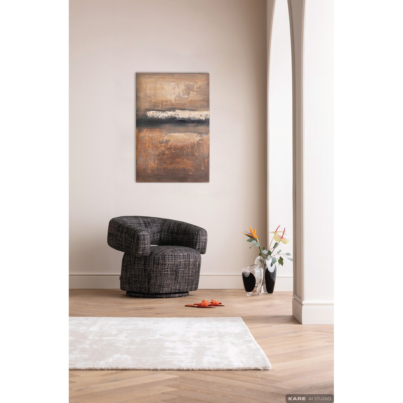 Картина на холсте Dusty Horizon «Горизонт» 50x80 см от KARE Design