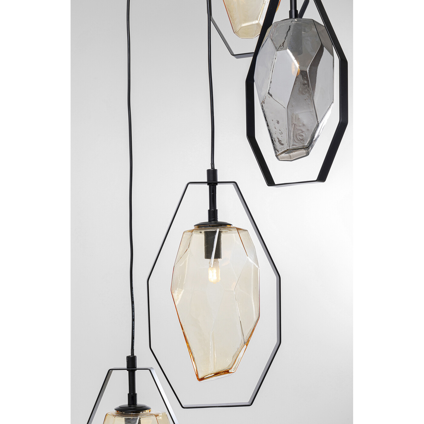 Светильник подвесной Diamond Fever Spiral Black Ø42 см от KARE Design
