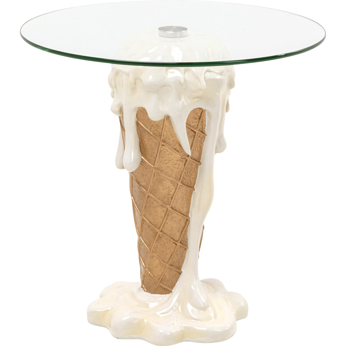 Стол приставной Ice Cream Vanilla Ø48cm от KARE Design