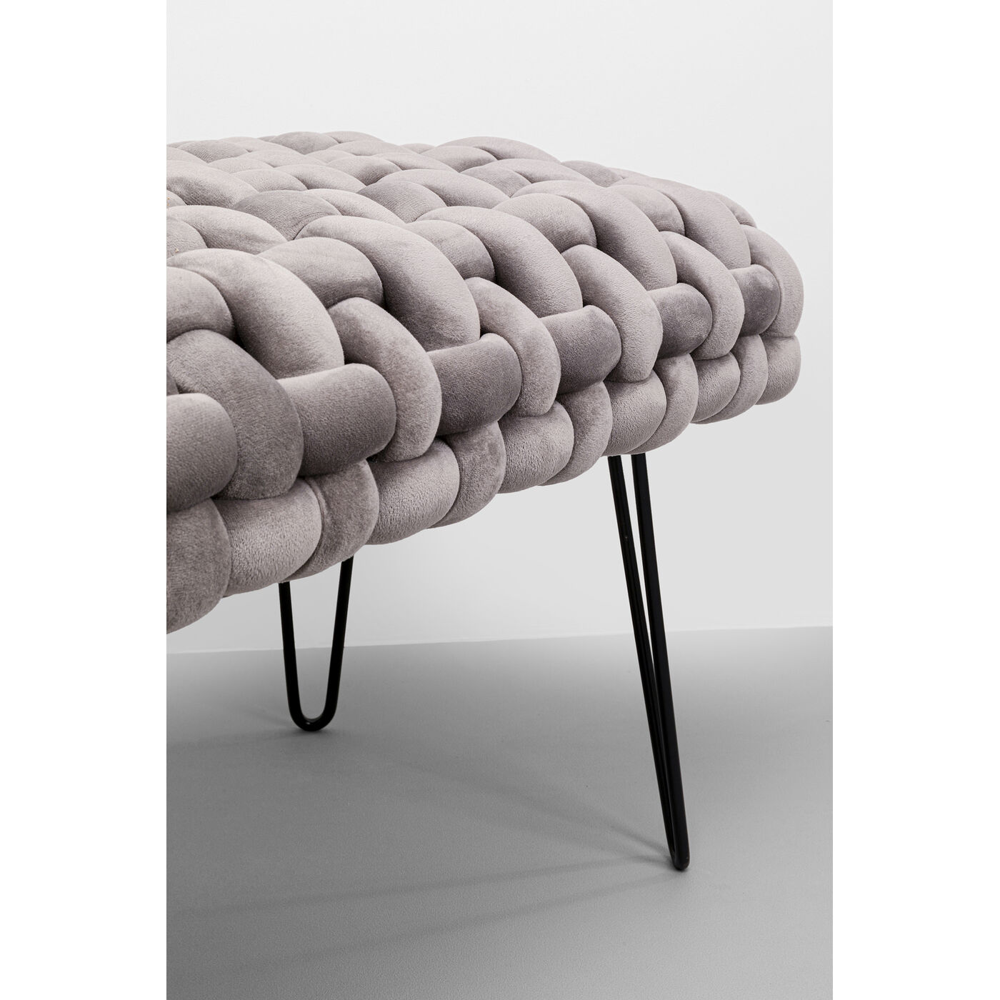 Скамья Weave Grey 128cm от KARE Design