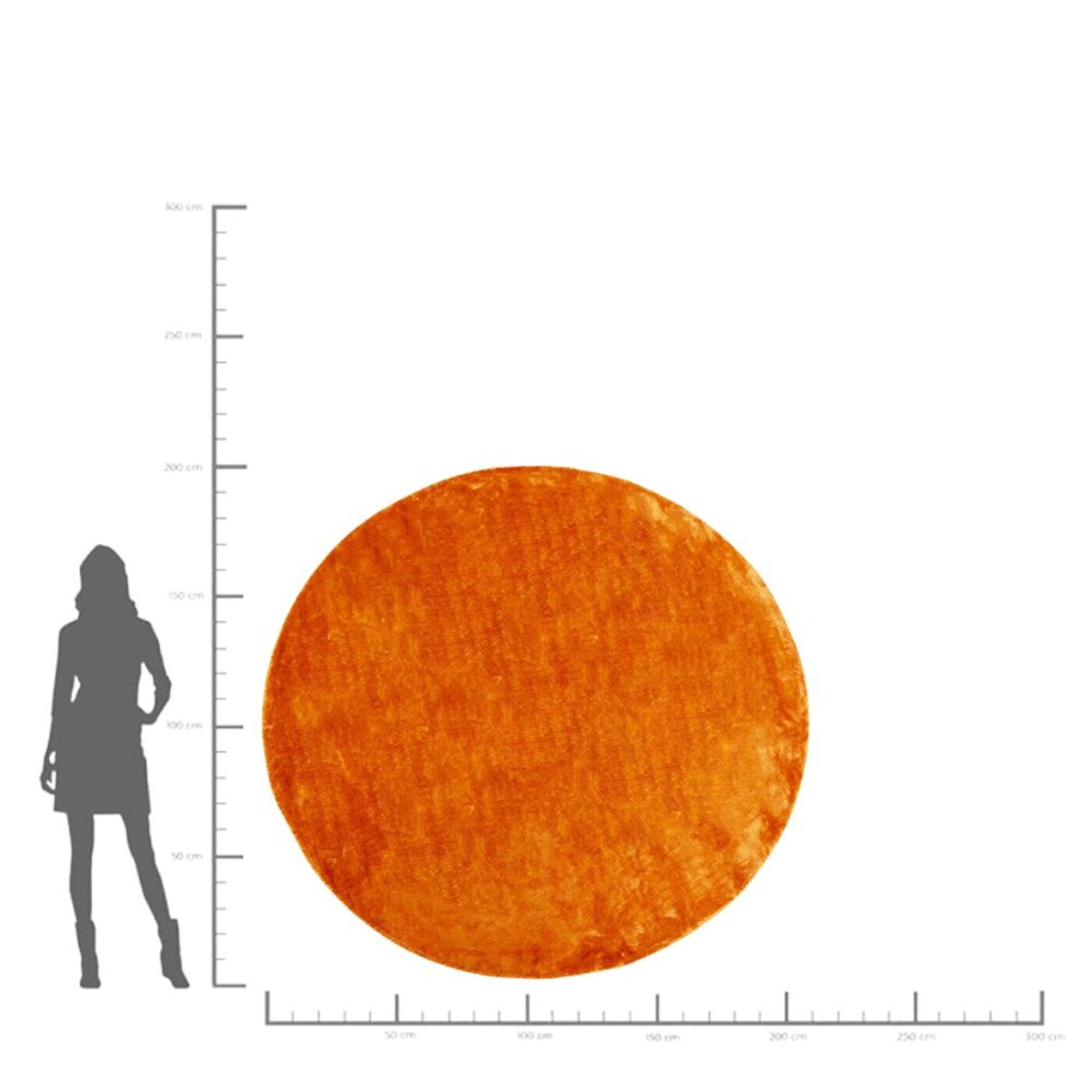 Ковер Cosy Rust Ø200cm от KARE Design
