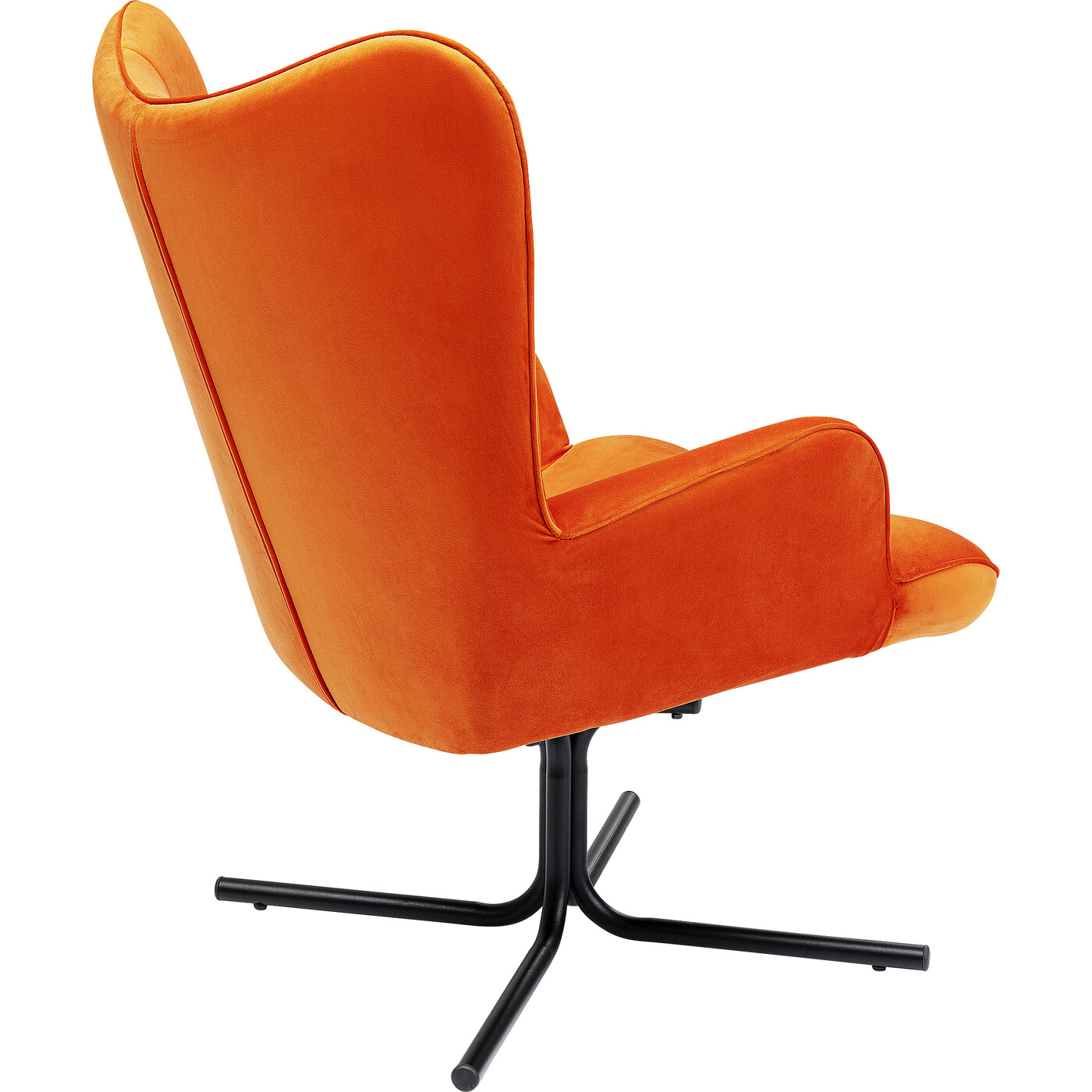 Кресло вращающееся Oscar Velvet Orange от KARE Design