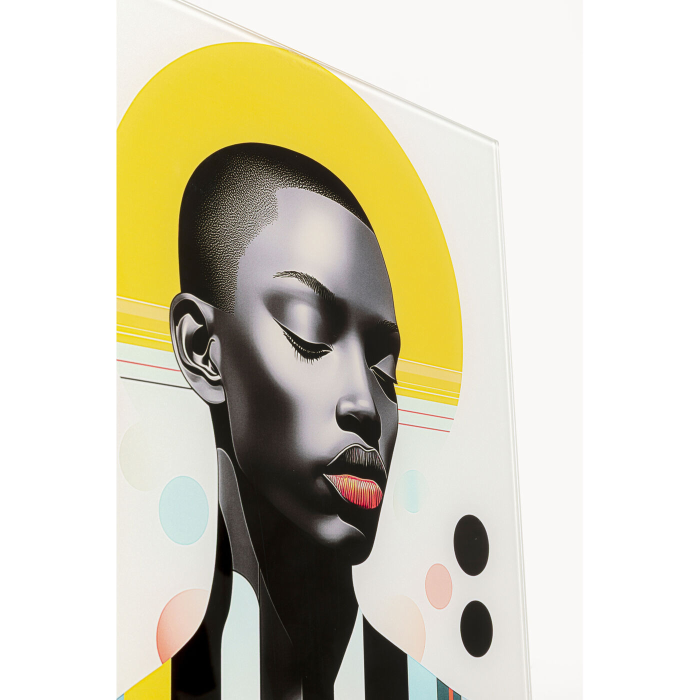 Картина стеклянная Muse Retro Lady «Ретро-дама» 30x40 см (2/Set)