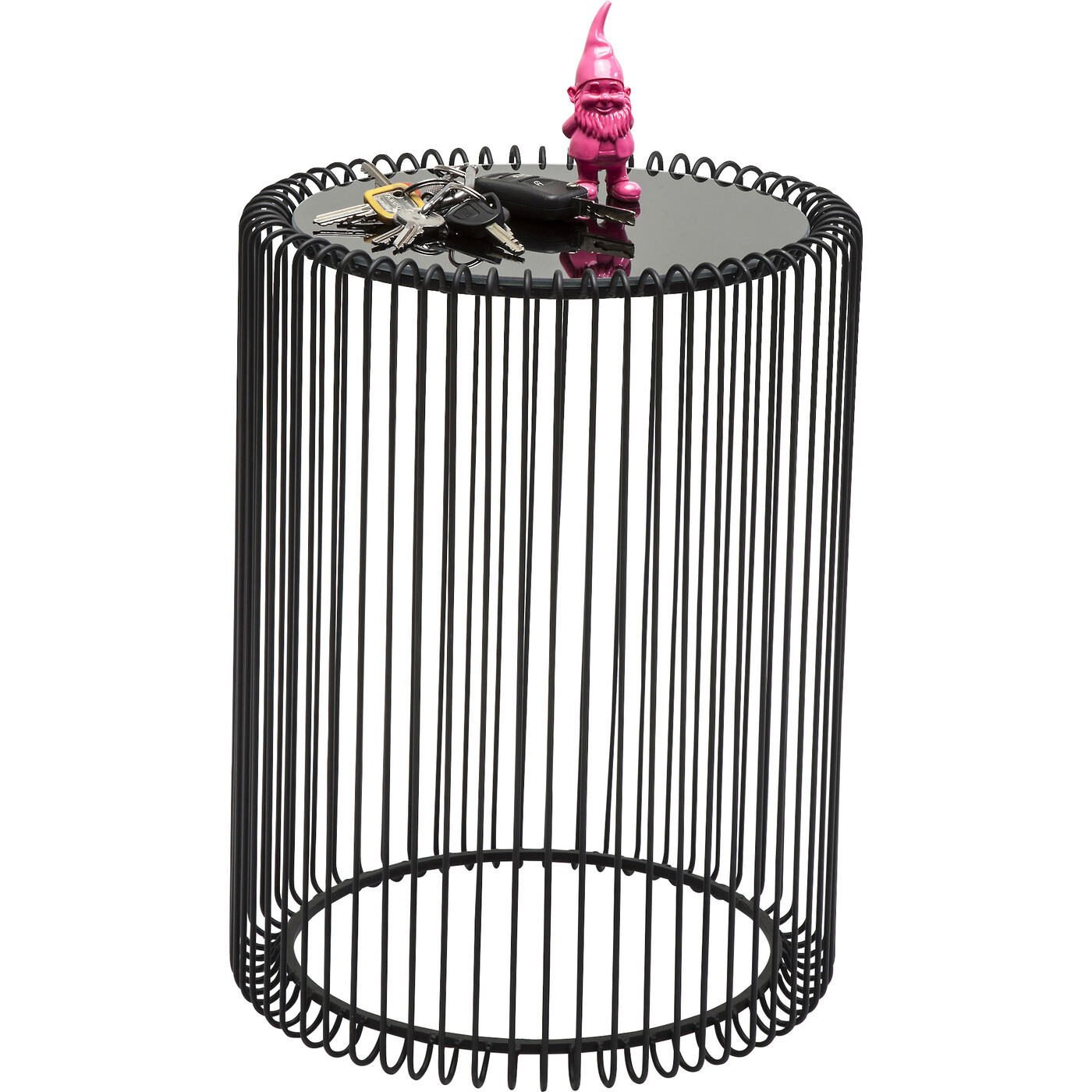 Стол приставной Wire Black Ø44 см (2 шт) от KARE Design