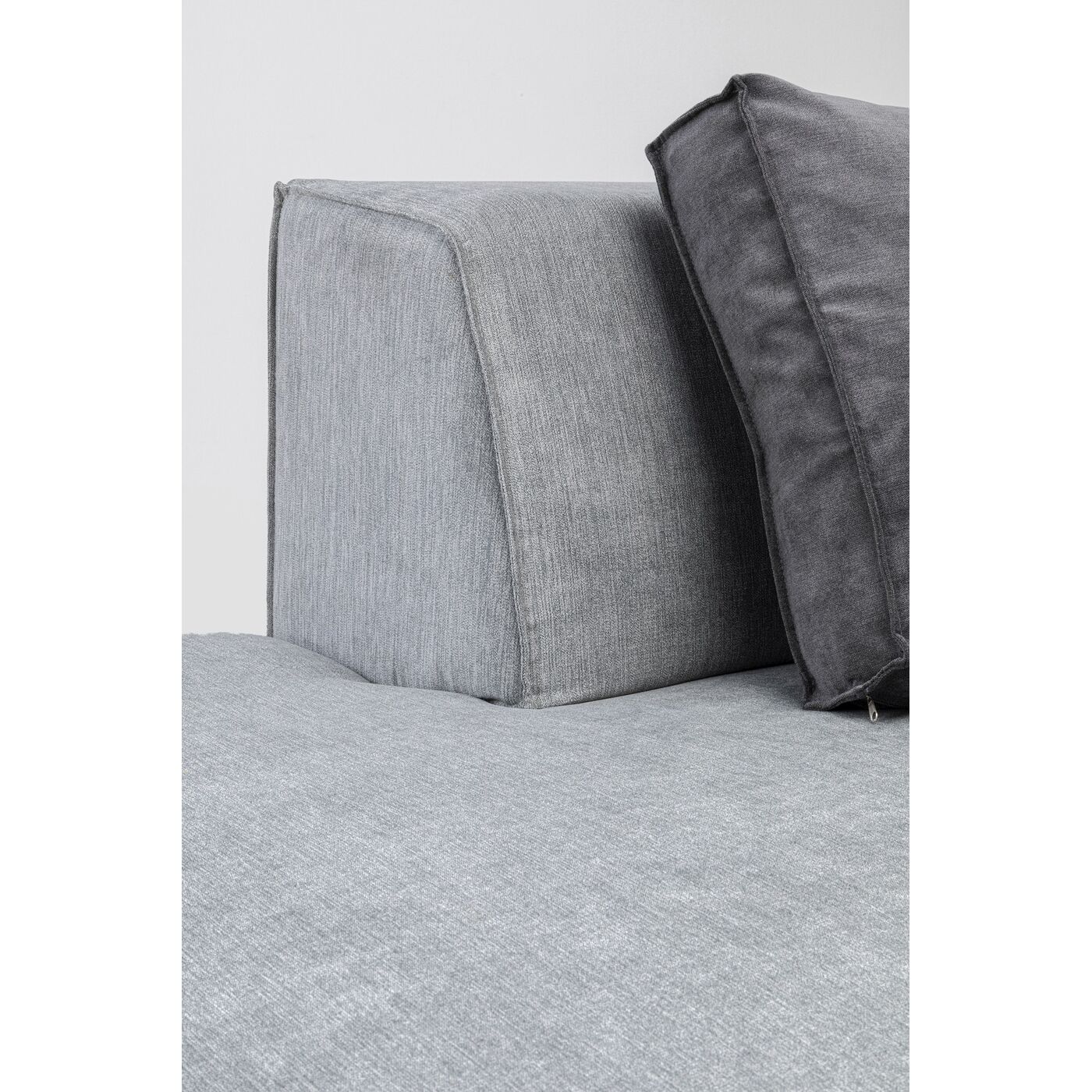 Оттоманка угловая левосторонняя Semi Infinity Elements Grey Left от KARE Design