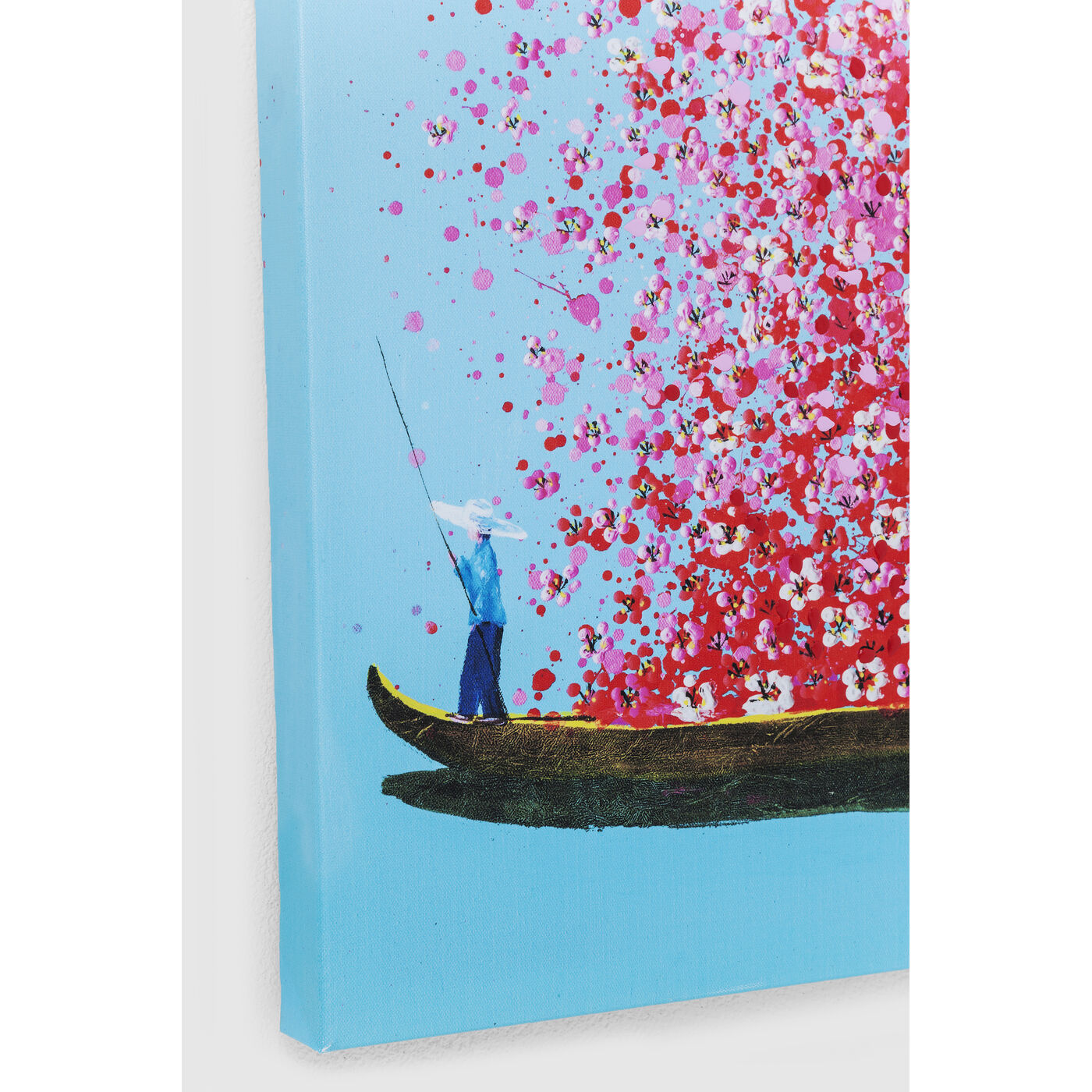 Картина Flower Boat «Лодка с цветами» 100x80 см от KARE Design