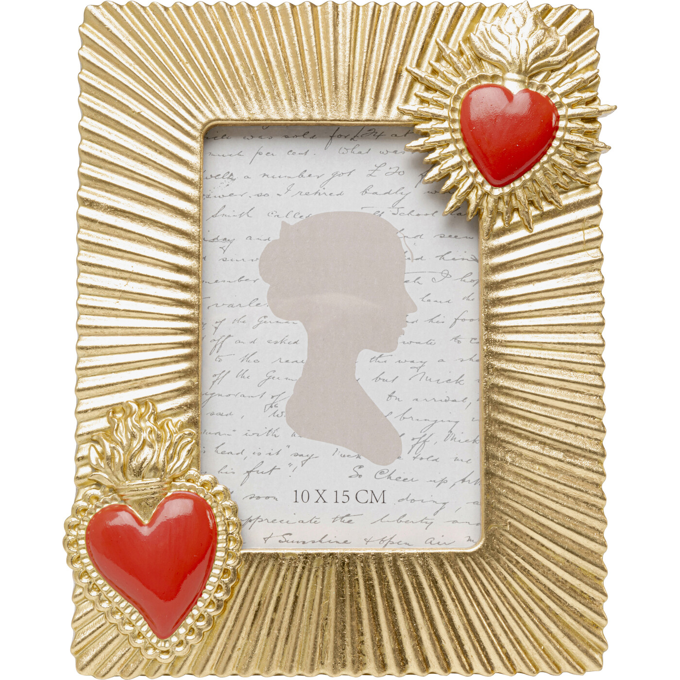 Фоторамка Flaming Heart Due «Пылающее сердце дуэт» 10x15 см от KARE Design