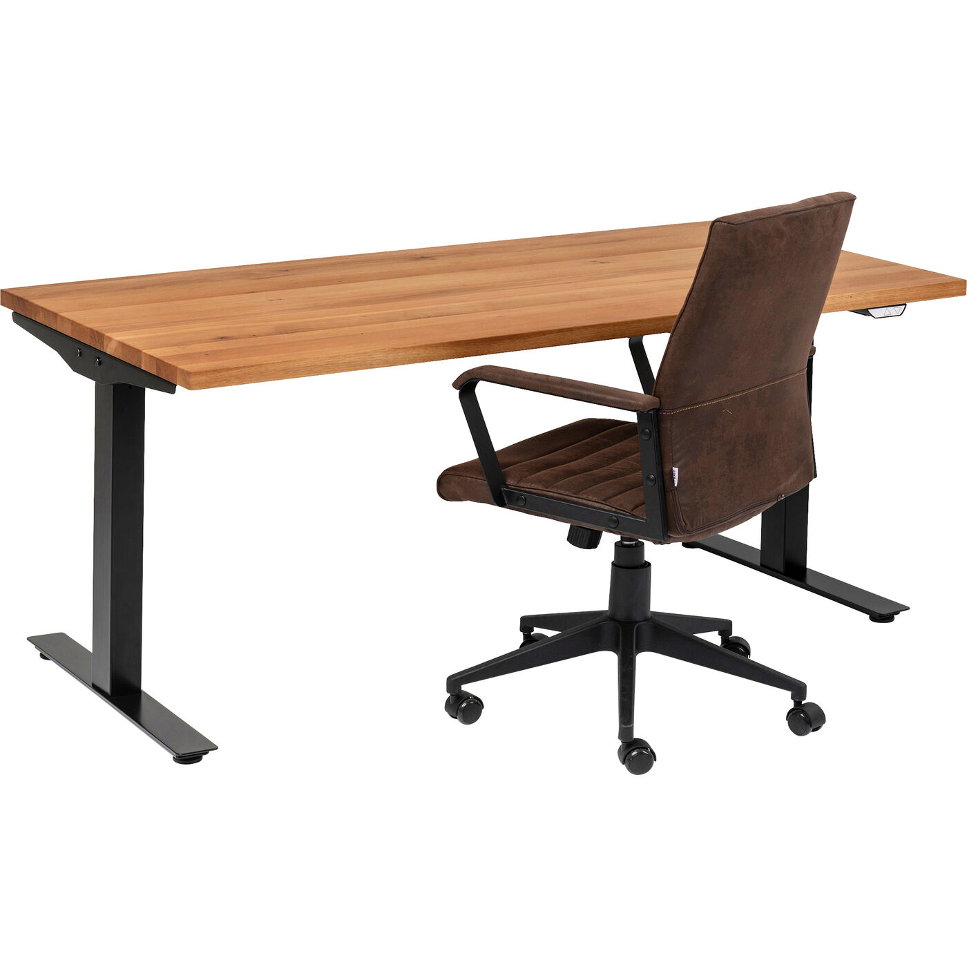 Стол письменный Office Jackie Oak Black 180x90 см от KARE Design