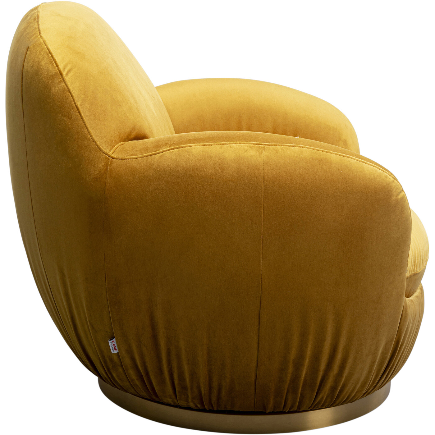 Кресло вращающееся Nube Yellow от KARE Design
