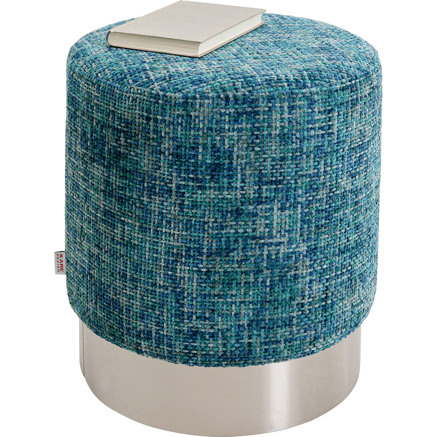 Пуф Cherry Dining Silber Light Blue Ø39cm от KARE Design
