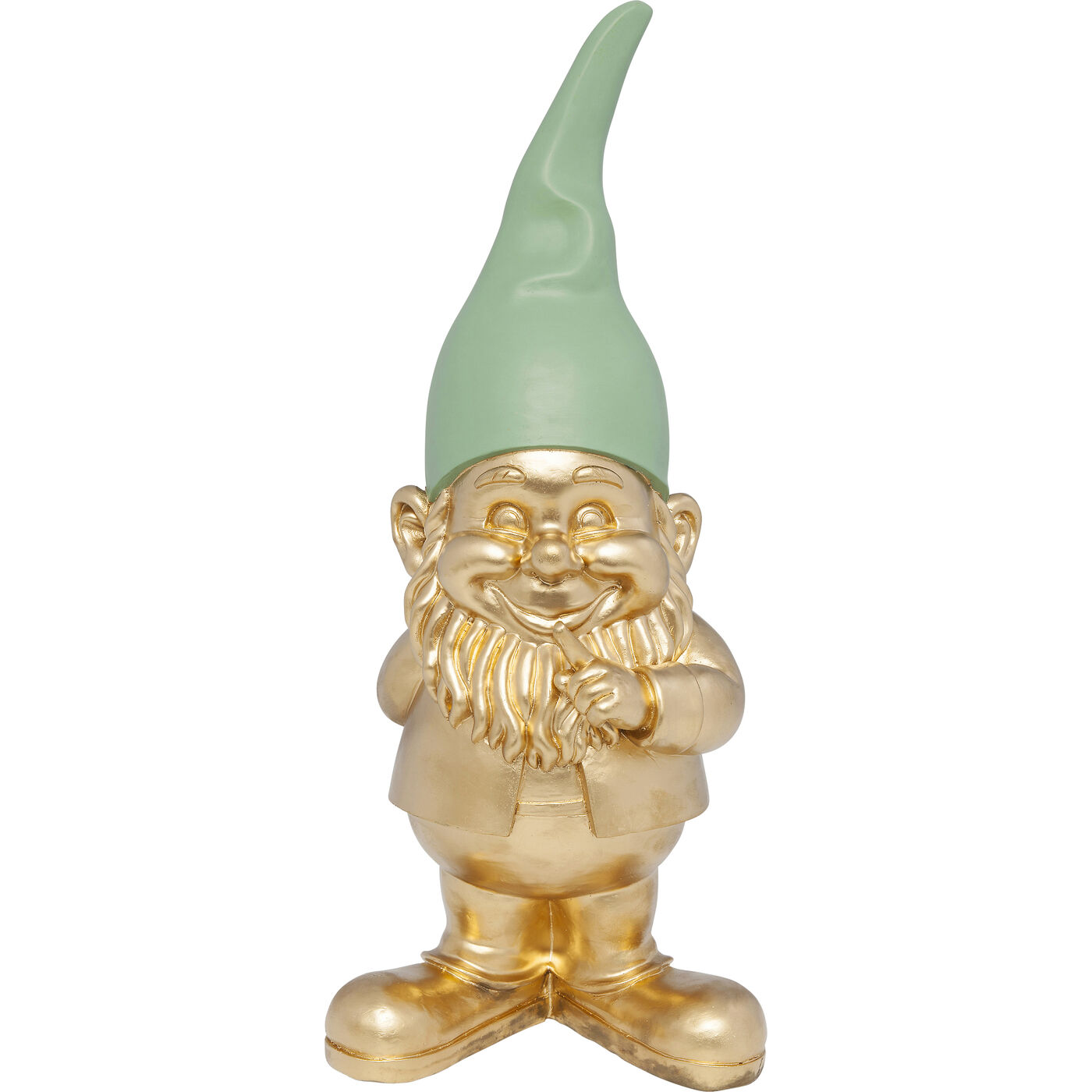 Фигура декоративная Zwerg Standing Gold Green 42 см от KARE Design