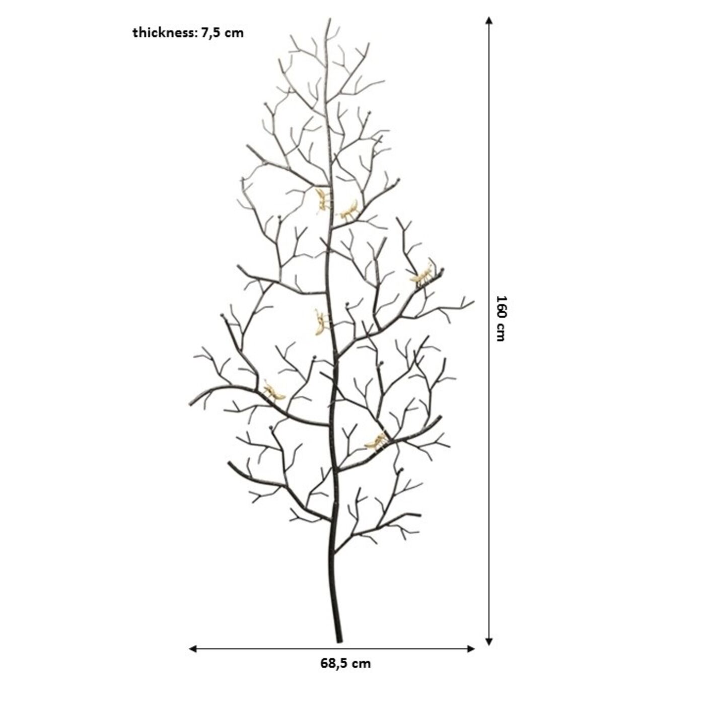 Вешалка Ants On A Tree Big от KARE Design
