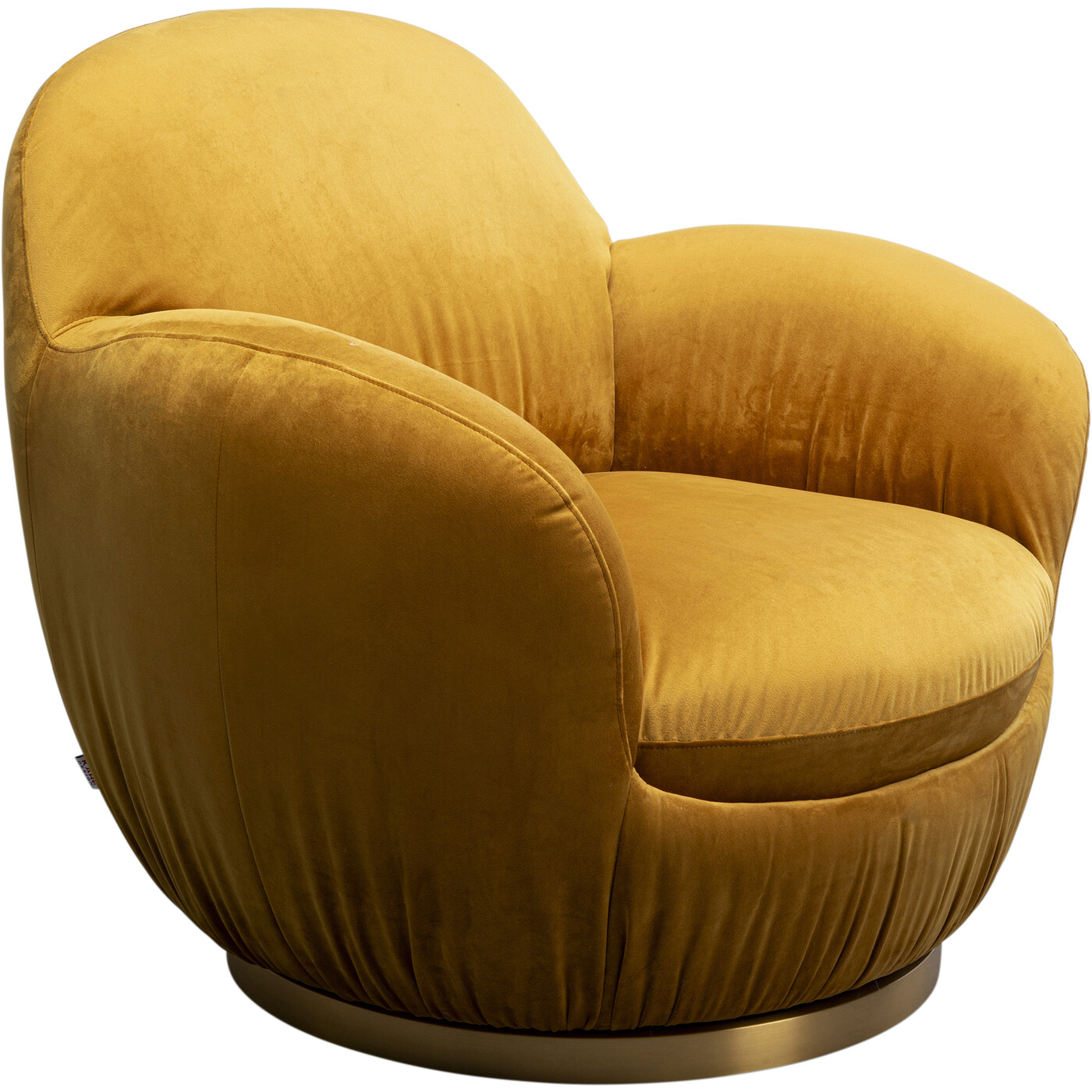 Кресло вращающееся Nube Yellow от KARE Design
