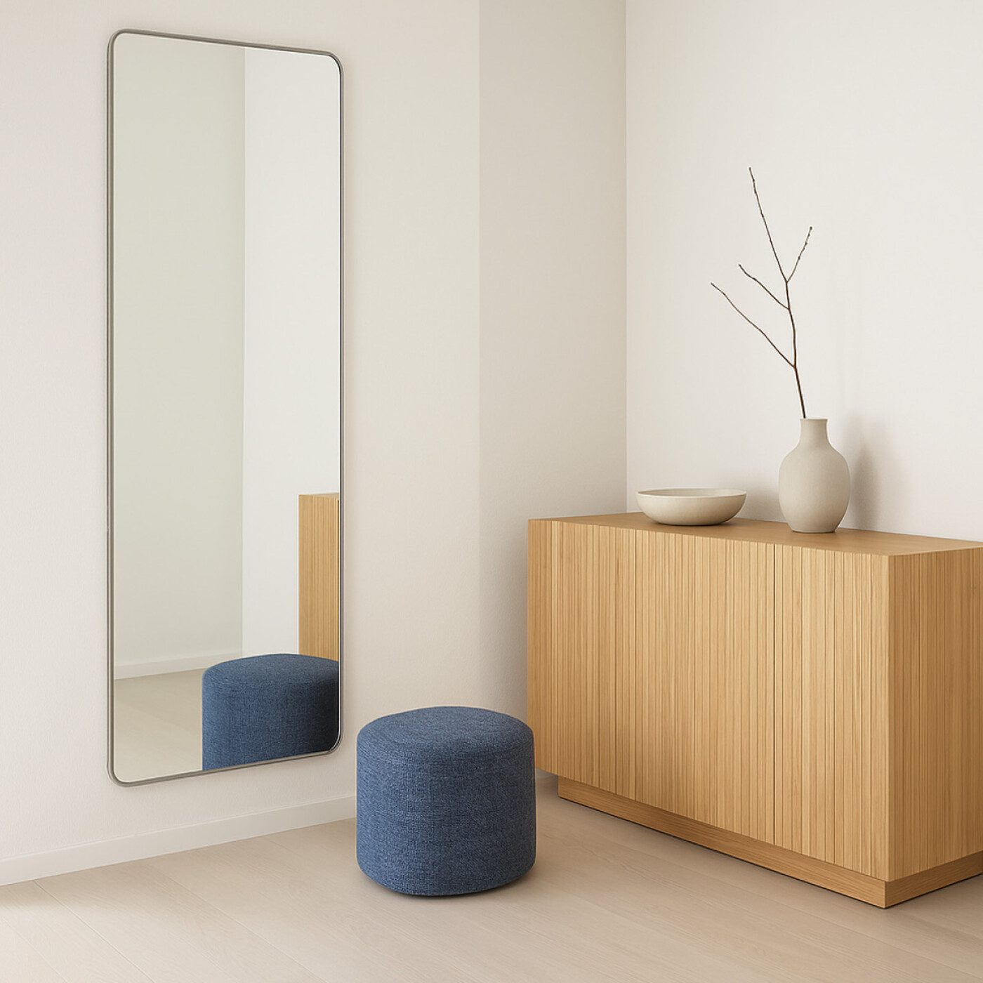 Зеркало Curve Greige 70x200cm от KARE Design
