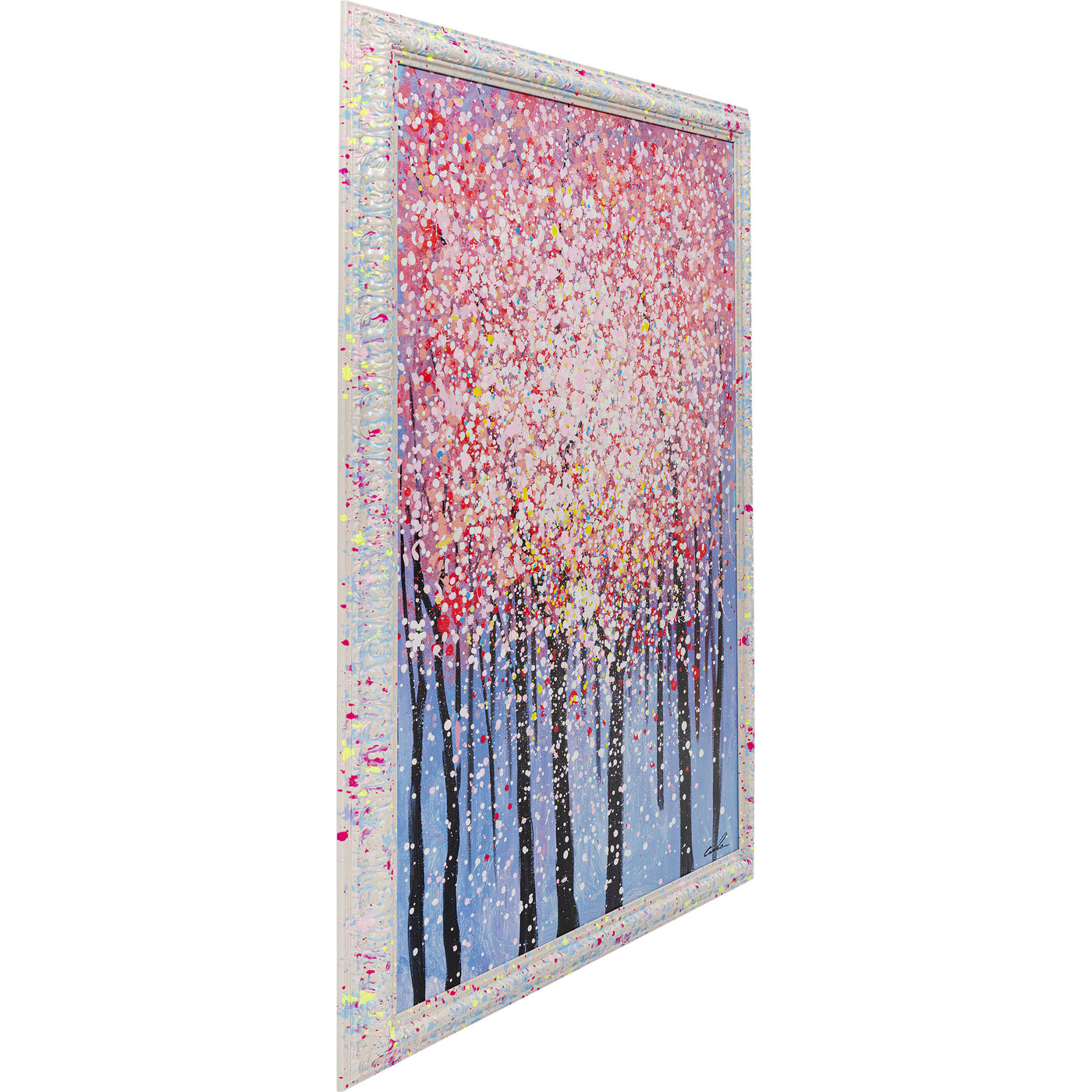 Картина в раме Blooming Avenue «Берёзовая аллея» 150x100 см от KARE Design