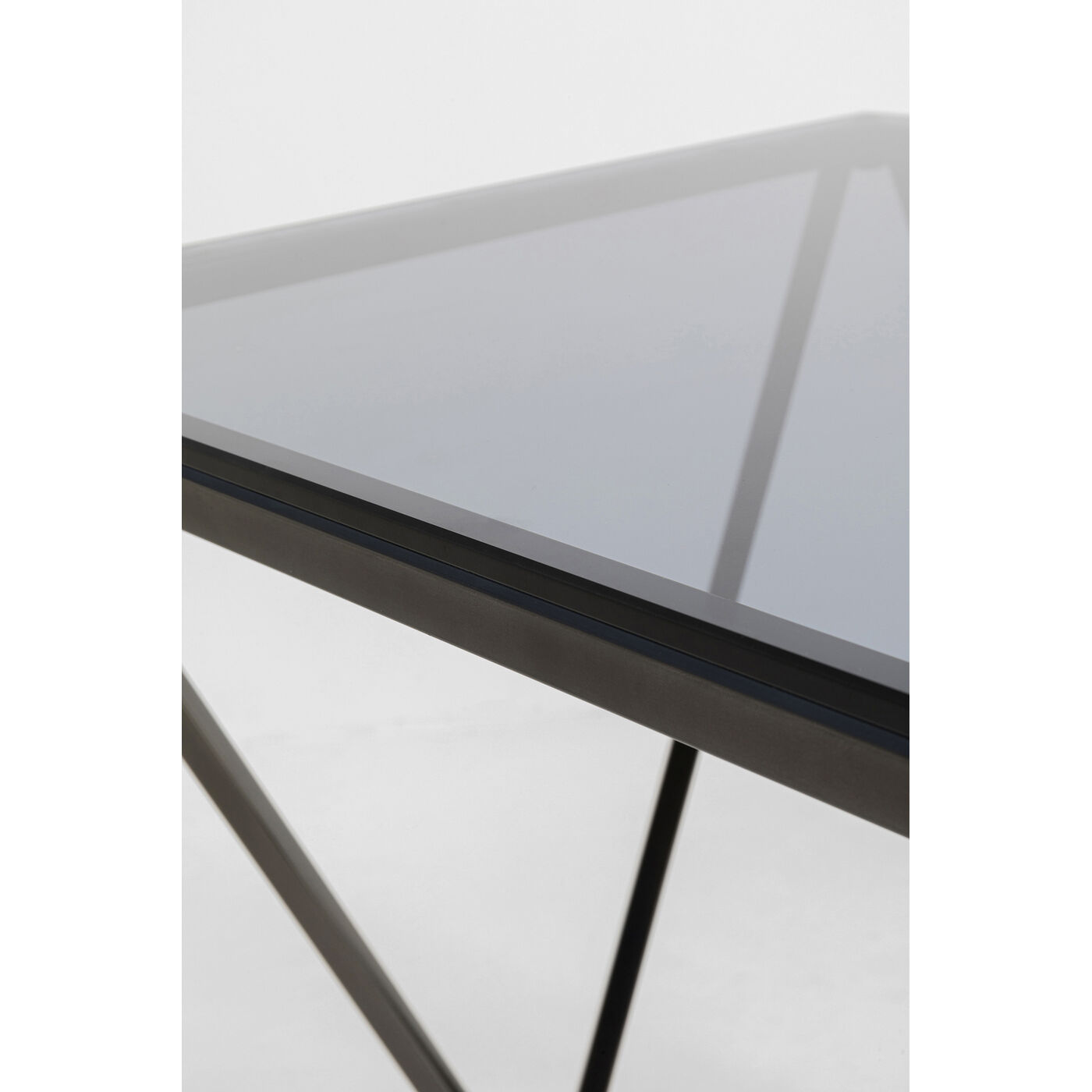 Приставной стол Cristallo Graphite 50x50cm от KARE Design