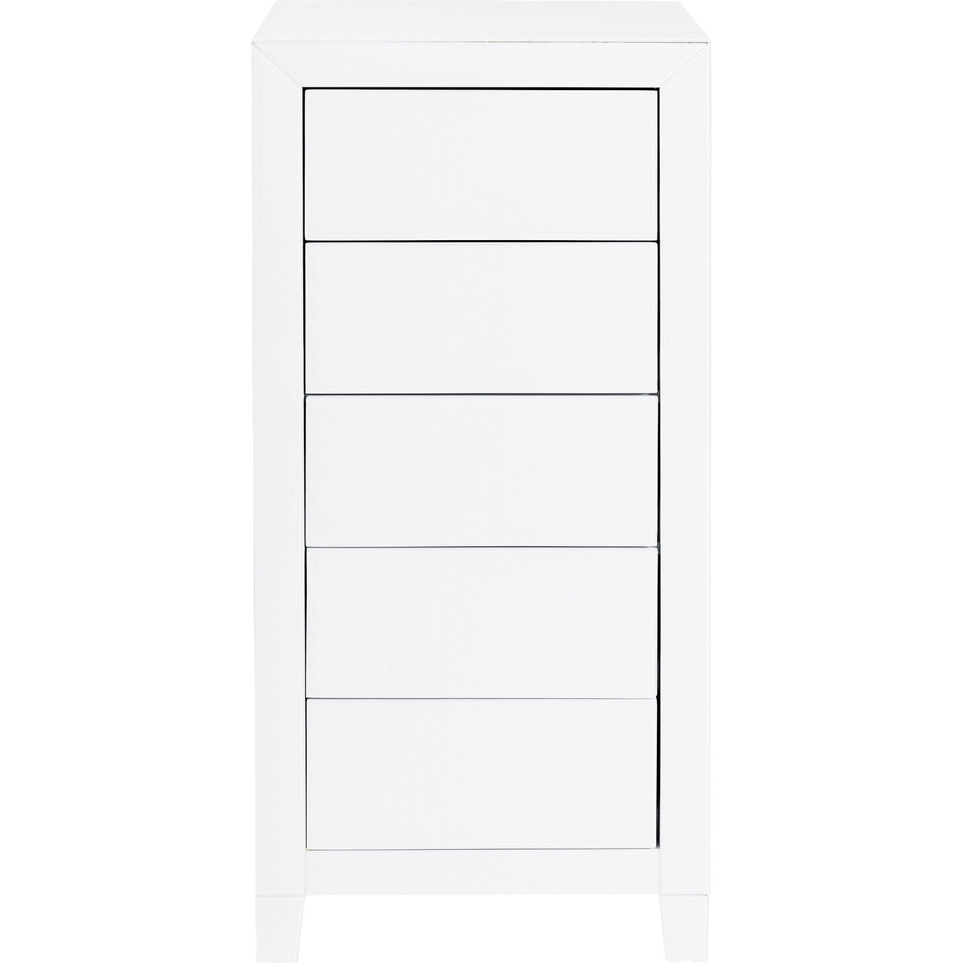 Комод высокий с 5 ящиками Luxury Push White от KARE Design