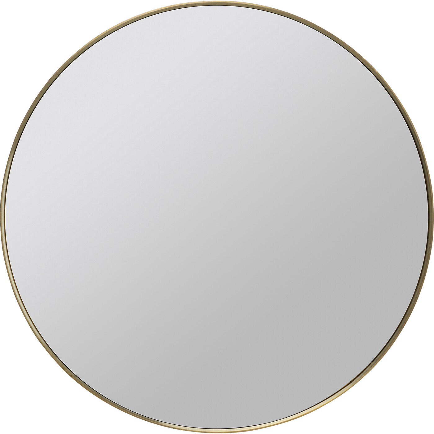 Зеркало Curve Brass Ø80 см от KARE Design