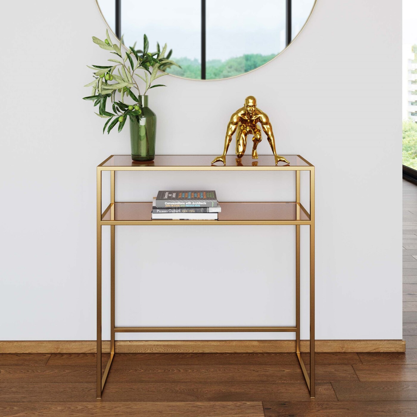 Консоль Loft Gold 85x80 см от KARE Design