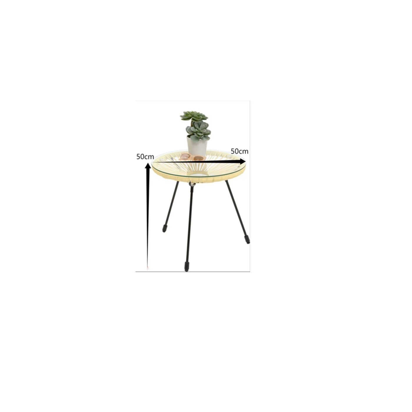 Стол приставной Acapulco Butter Yellow от KARE Design