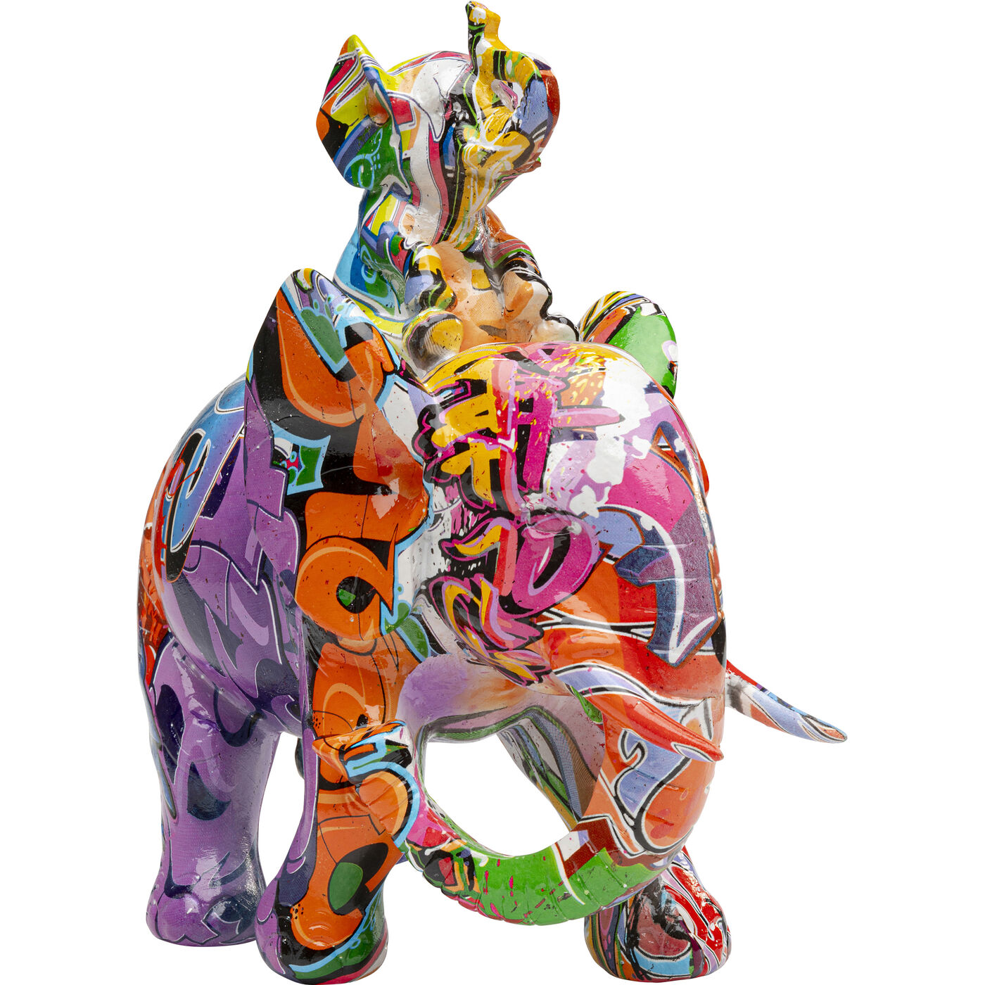 Фигура декоративная Elephant Dumbo Uno Graffiti «Слонёнок Дамбо-граффити» от KARE Design