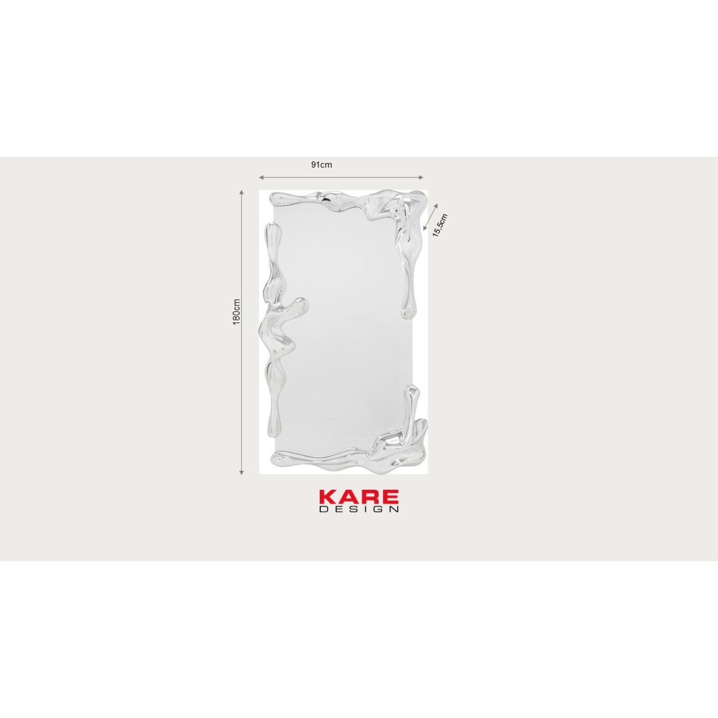 Зеркало Lava 180x80cm от KARE Design