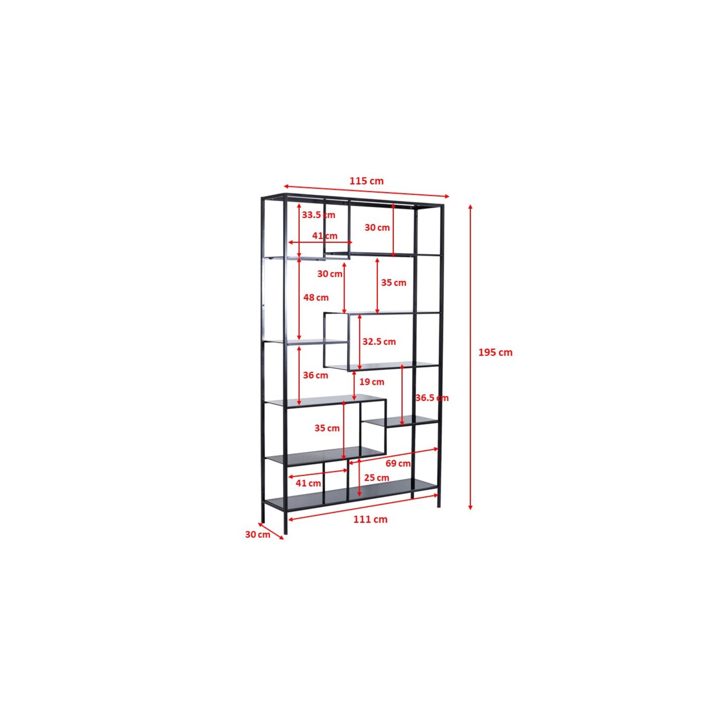 Стеллаж Loft 195 см от KARE Design