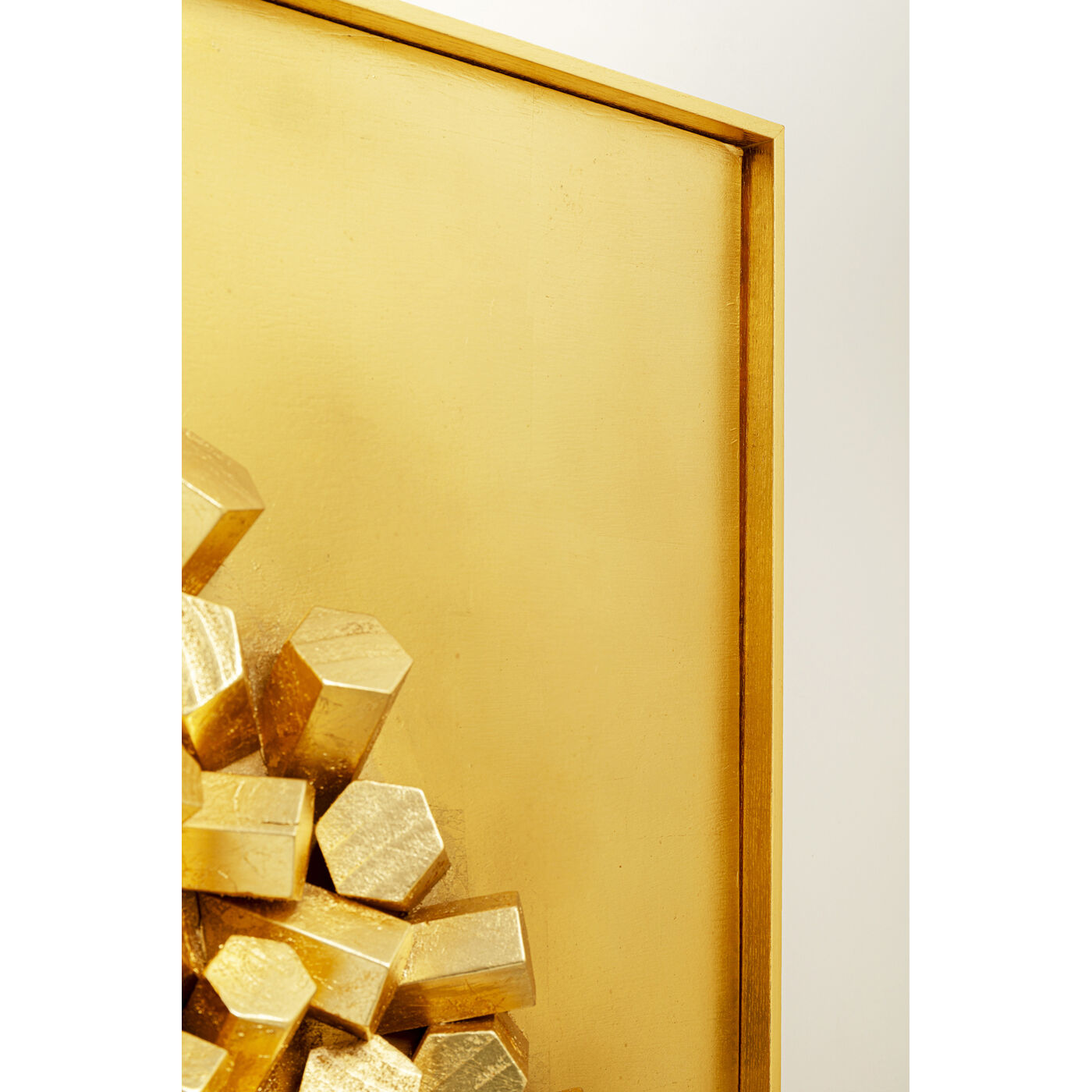 Панно настенное Mikado Gold «Микадо» 120x120 см, Золотой от KARE Design