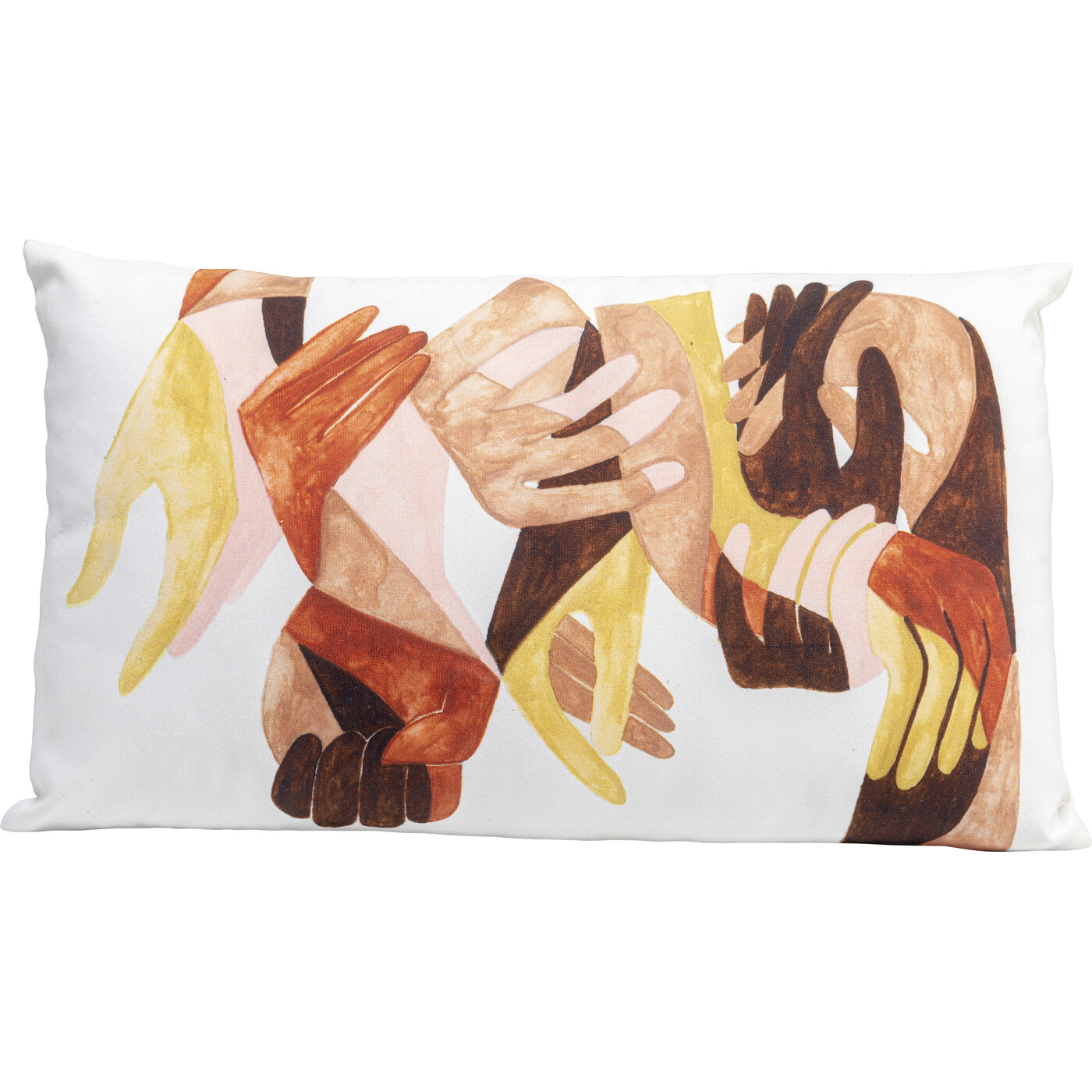 Подушка Artistic Hands «Художественные руки» 50x30 см от KARE Design