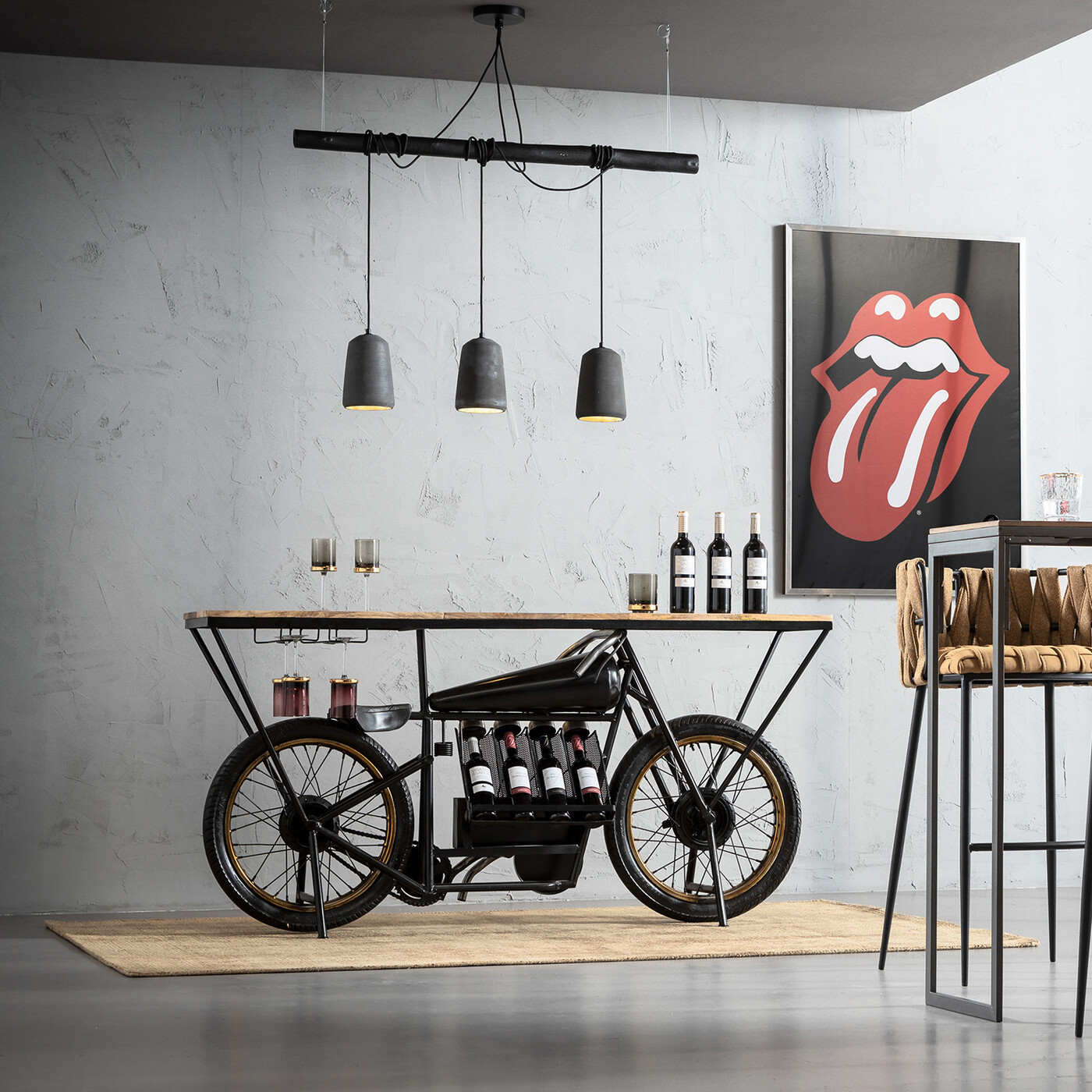 Консоль Motorbike Black от KARE Design