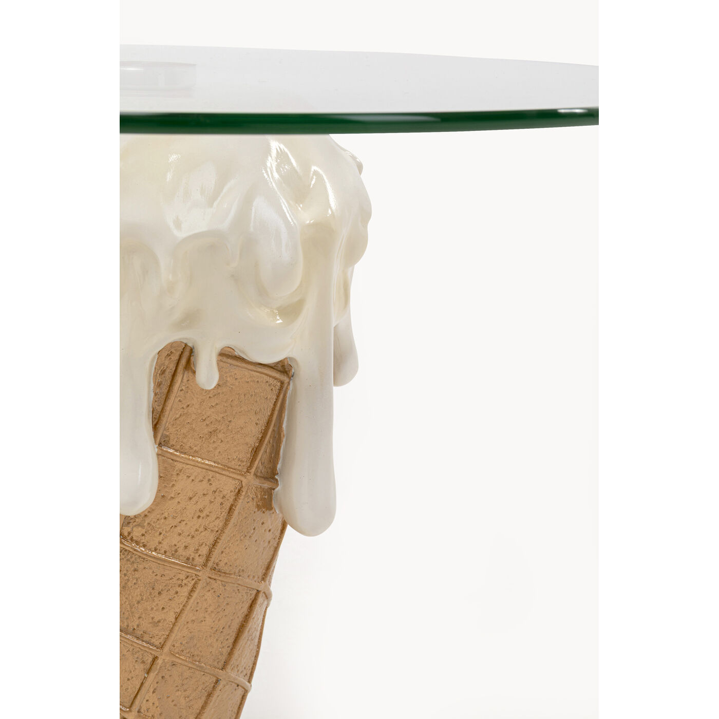 Стол приставной Ice Cream Vanilla Ø48cm от KARE Design