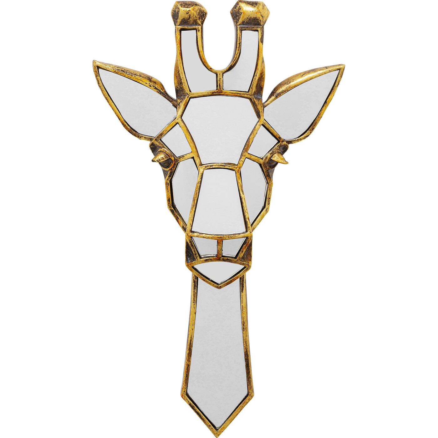 Объект настенный Giraffe «Зеркальный жираф» 45 см от KARE Design