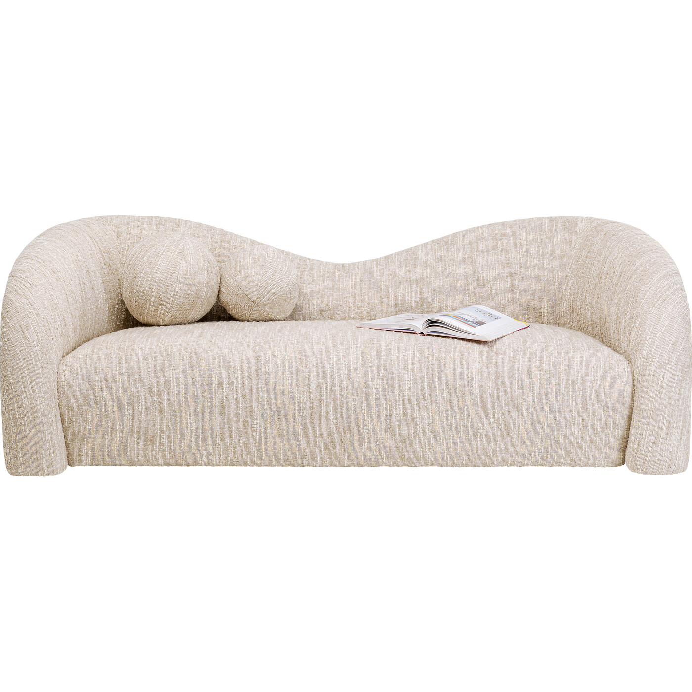 Диван 2-х местный Livia Melange Cream 201cm от KARE Design