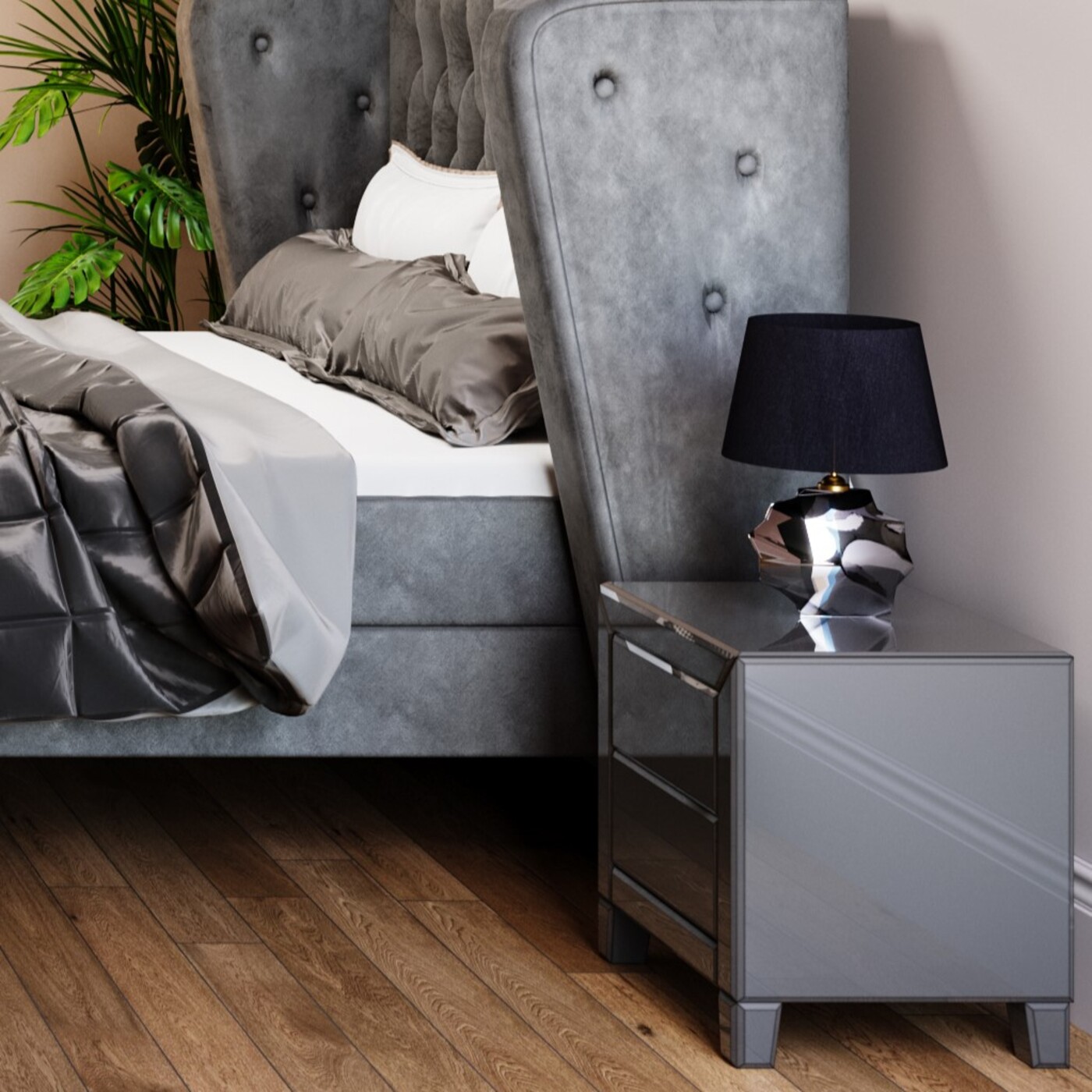Комод Small Luxury Push 2 ящика Grey от KARE Design