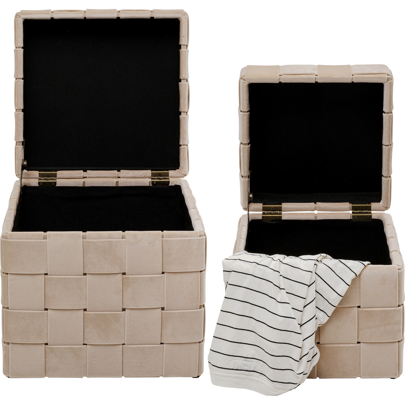 Пуф Weave Beige (2/Set) от KARE Design