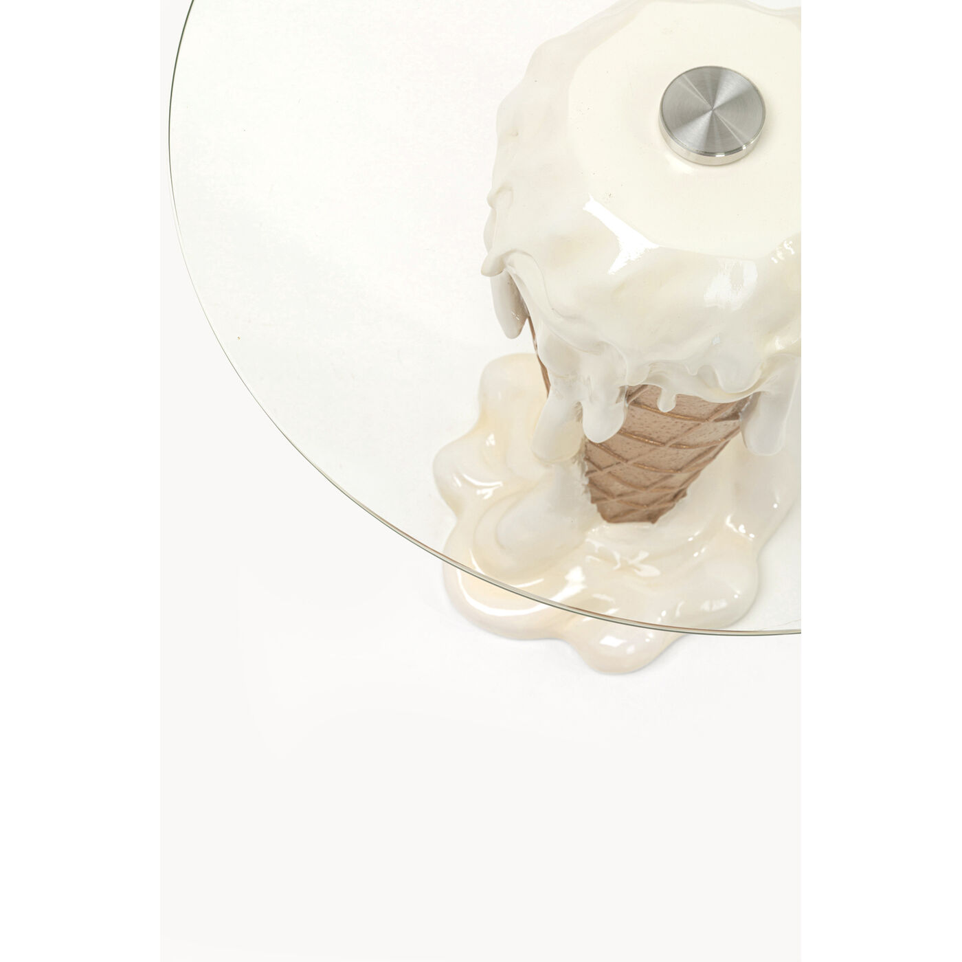 Стол приставной Ice Cream Vanilla Ø48cm от KARE Design
