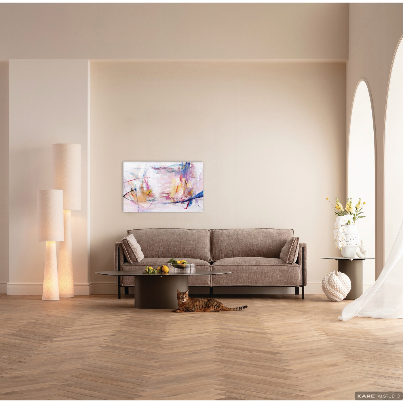 Картина на холсте Art Interaction «Абстракция» 50x80 см от KARE Design