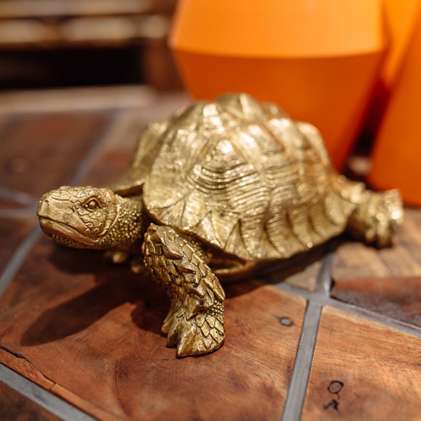 Фигура декоративная Turtle «Черепаха», Золотой малый от KARE Design