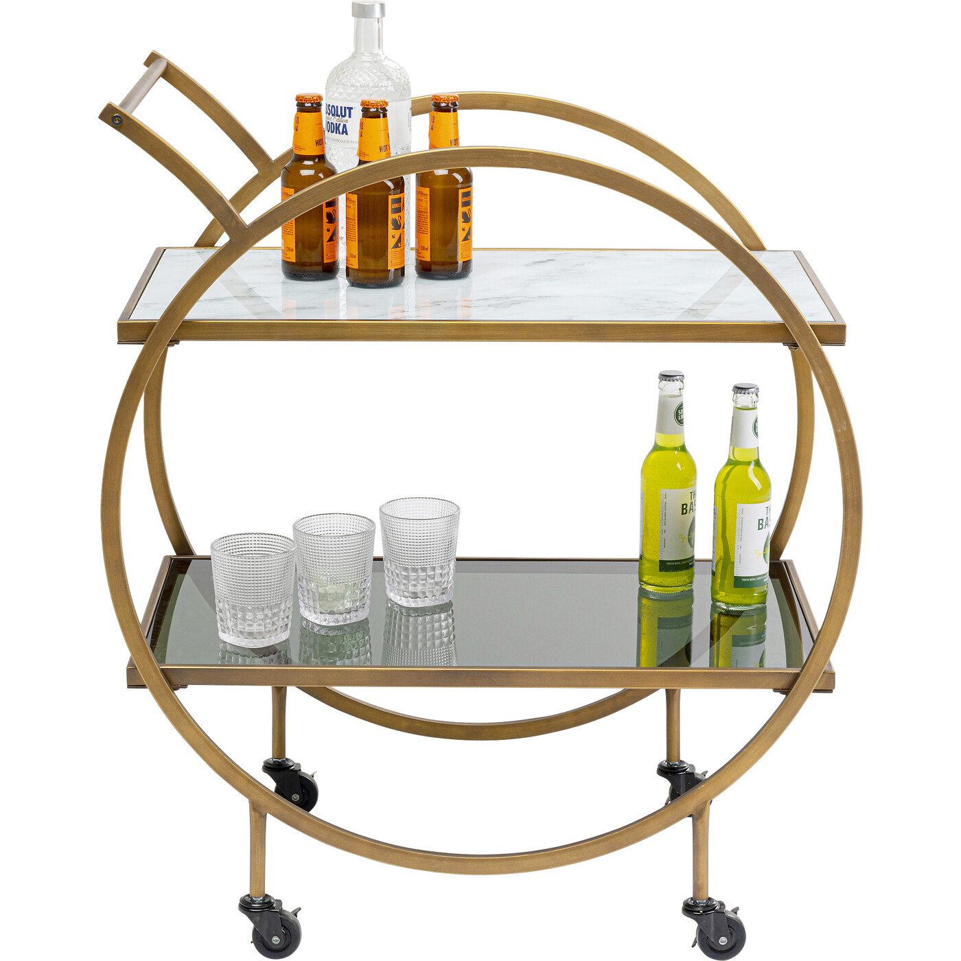 Сервировочный стол Loft Brass от KARE Design