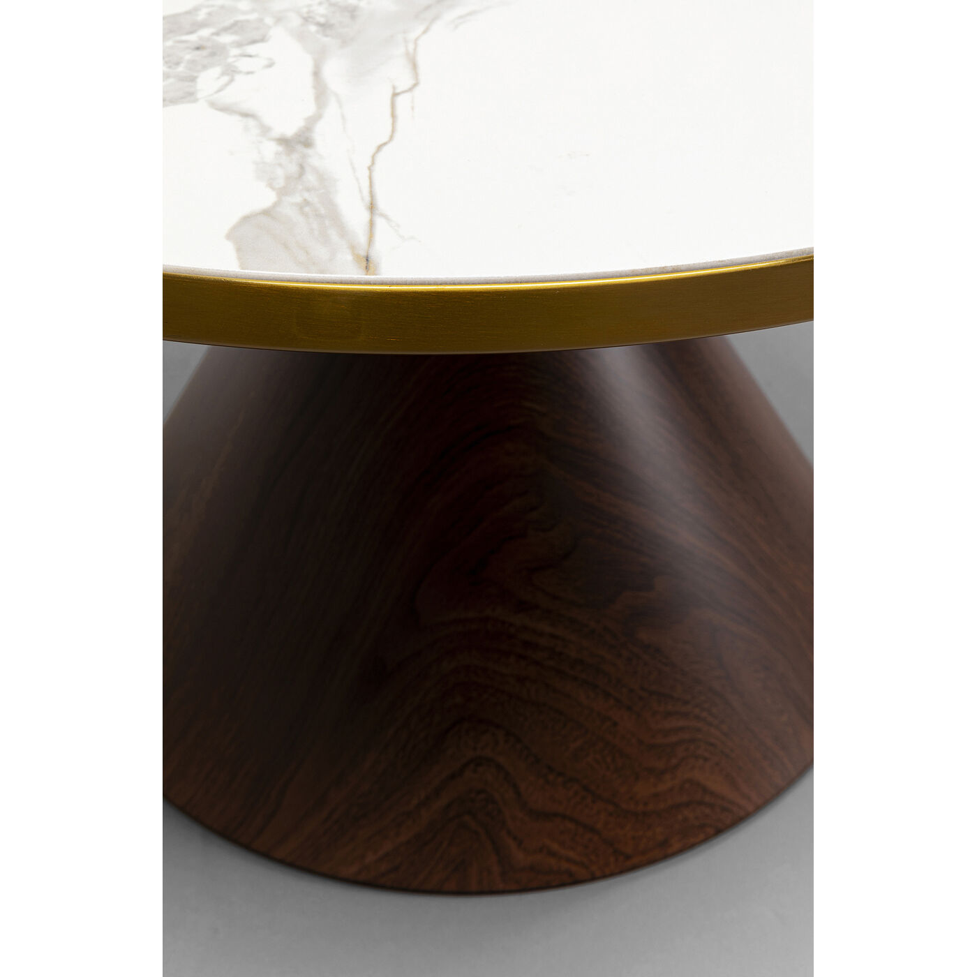 Стол кофейный Cono Marble Ø70 см от KARE Design