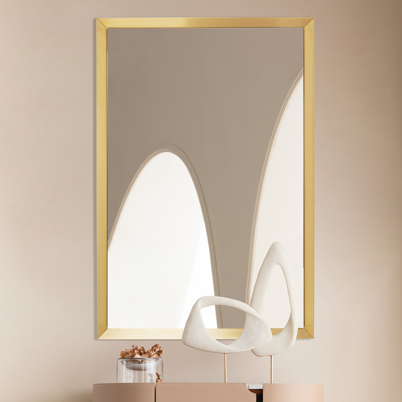 Зеркало настенное Arezzo Brass 80x120 см от KARE Design